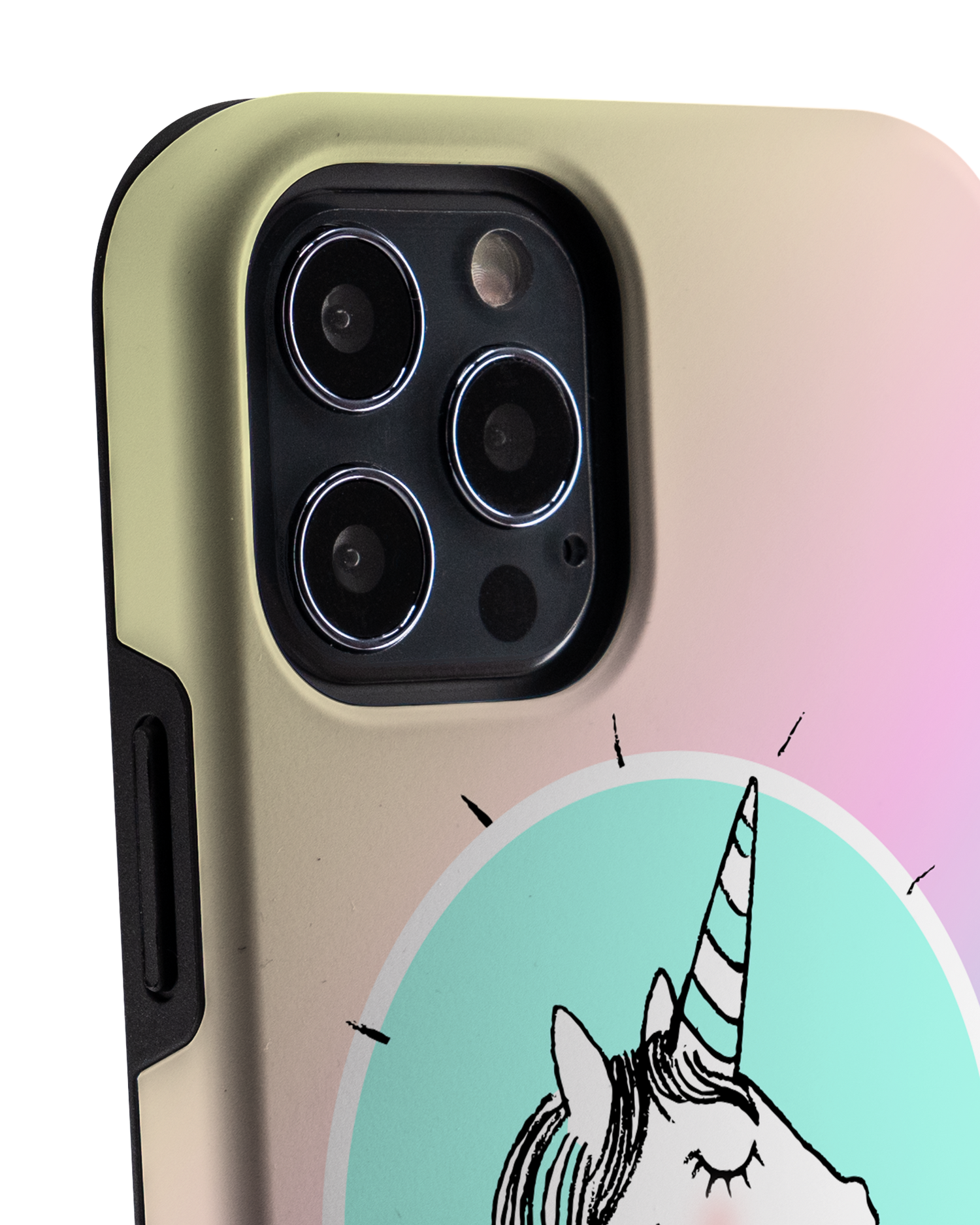 Happiness Unicorn Premium Phone Case Apple iPhone 12, Apple iPhone 12 Pro: Detail Shot 1