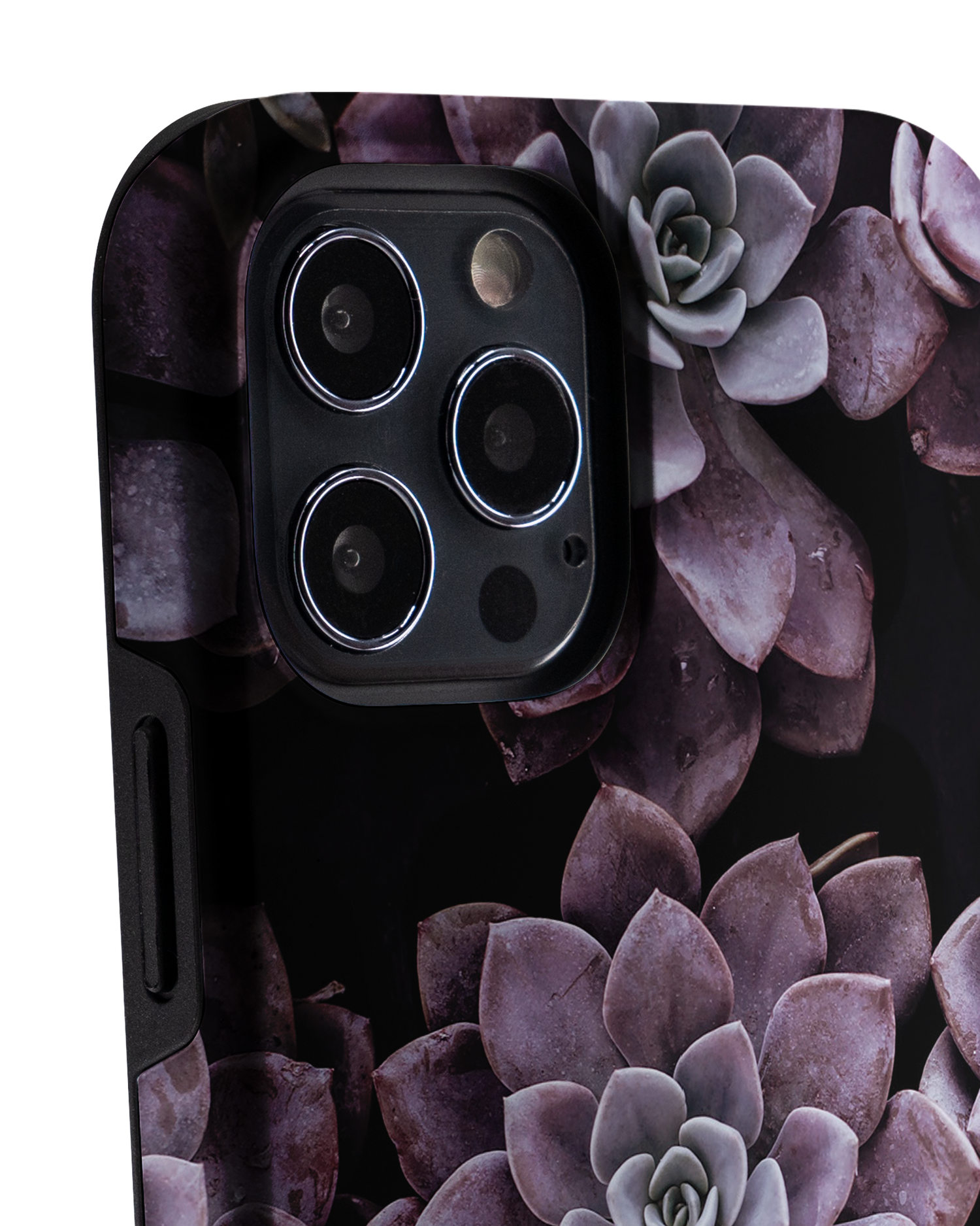 Purple Succulents Premium Phone Case Apple iPhone 12, Apple iPhone 12 Pro: Detail Shot 1