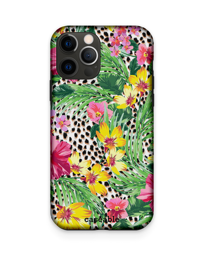 Tropical Cheetah Premium Phone Case Apple iPhone 12, Apple iPhone 12 Pro