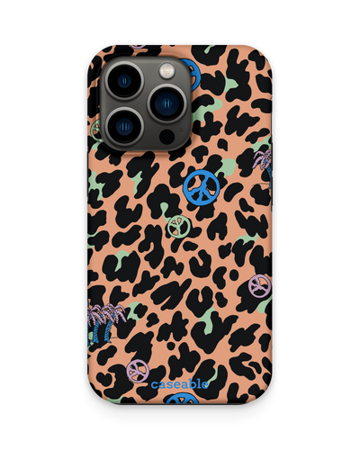 Leopard Peace Palms Premium Phone Case Apple iPhone 13 Pro