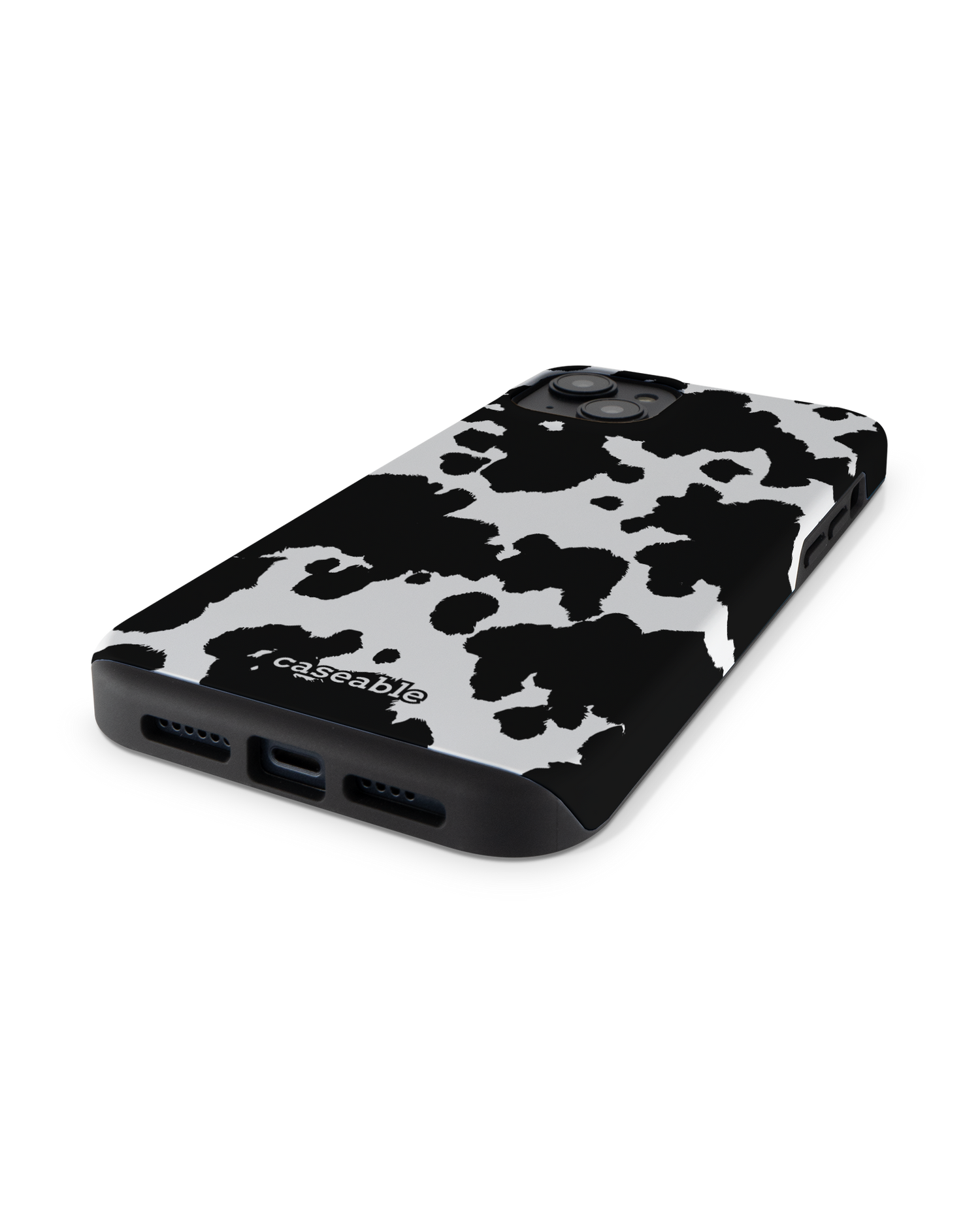 Cow Print Premium Phone Case for Apple iPhone 14 Plus: Lying