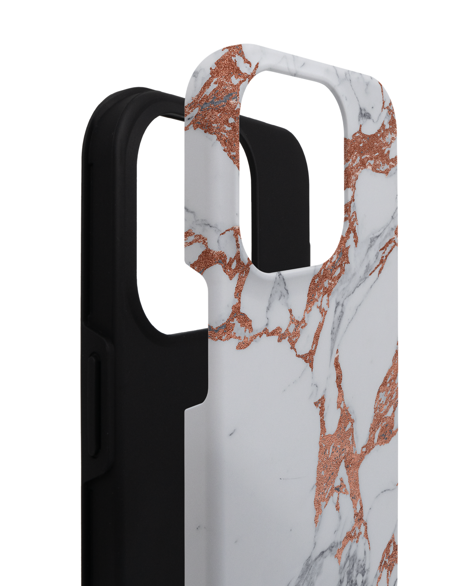 Marble Mix Premium Phone Case for Apple iPhone 14 Pro consisting of 2 parts