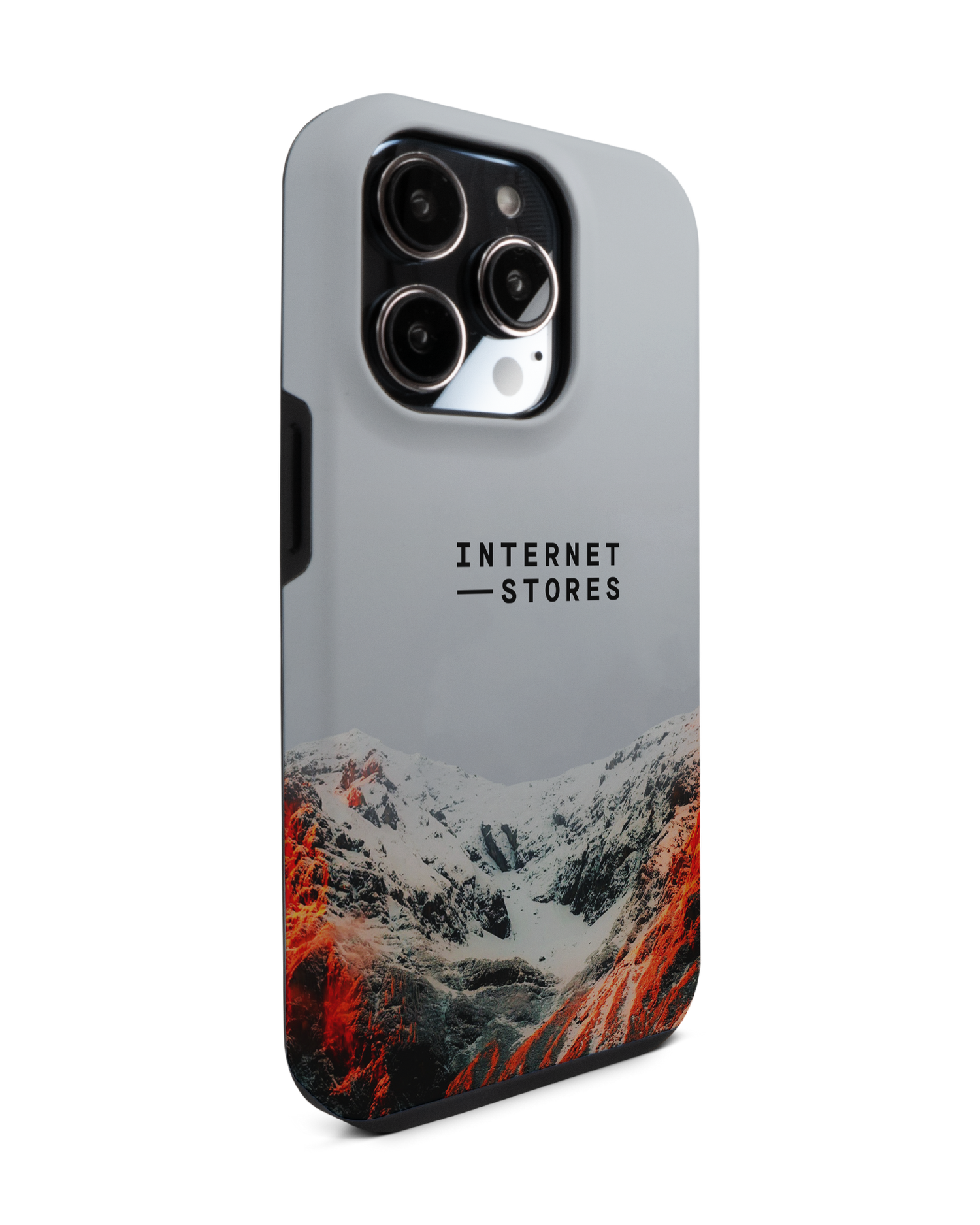 High Peak Premium Phone Case for Apple iPhone 14 Pro: View from the left side