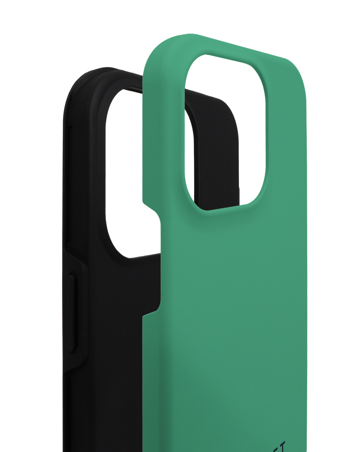 ISG Neon Green Premium Phone Case for Apple iPhone 14 Pro consisting of 2 parts