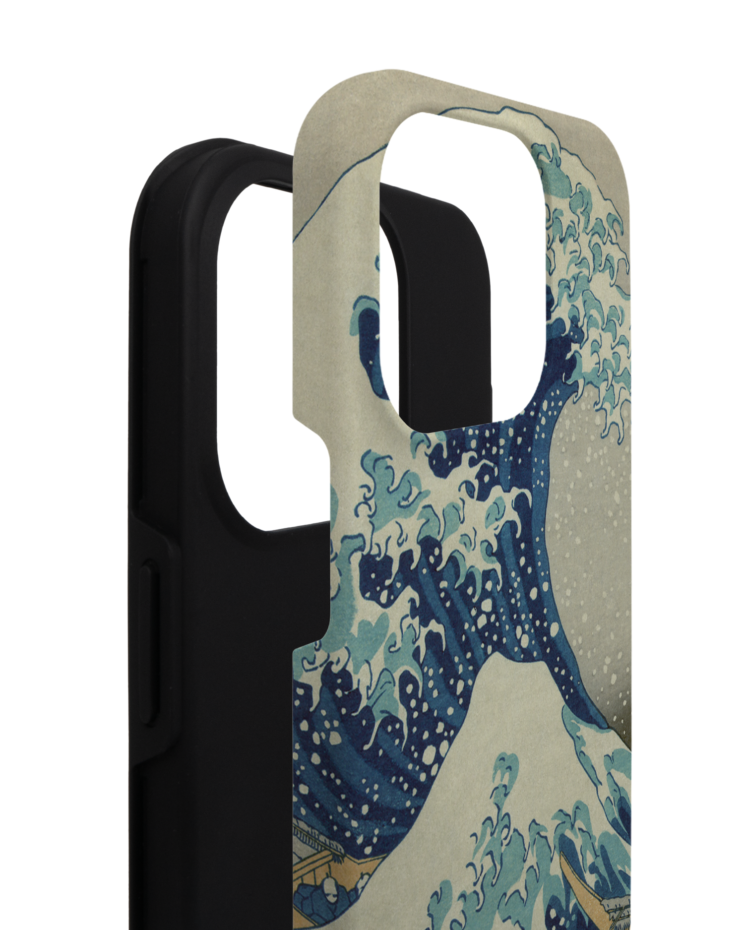 Great Wave Off Kanagawa By Hokusai Premium Phone Case for Apple iPhone 14 Pro consisting of 2 parts