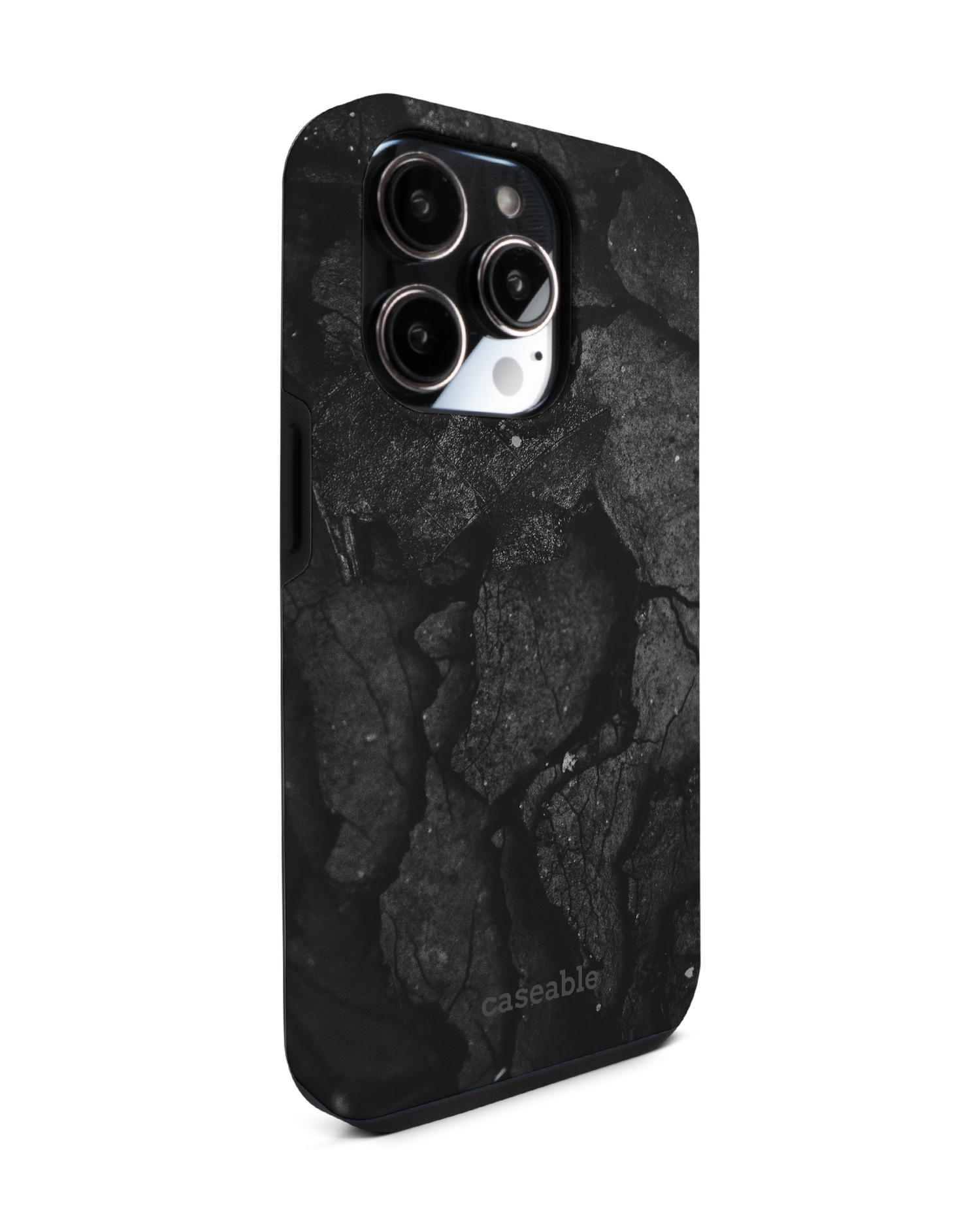 Carbon Premium Phone Case for Apple iPhone 14 Pro: View from the left side