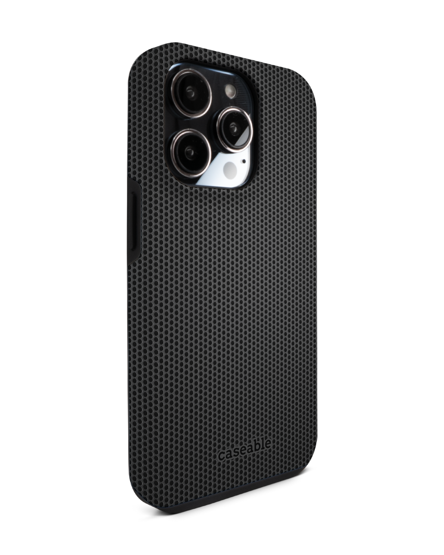 Carbon II Premium Phone Case for Apple iPhone 14 Pro: View from the left side