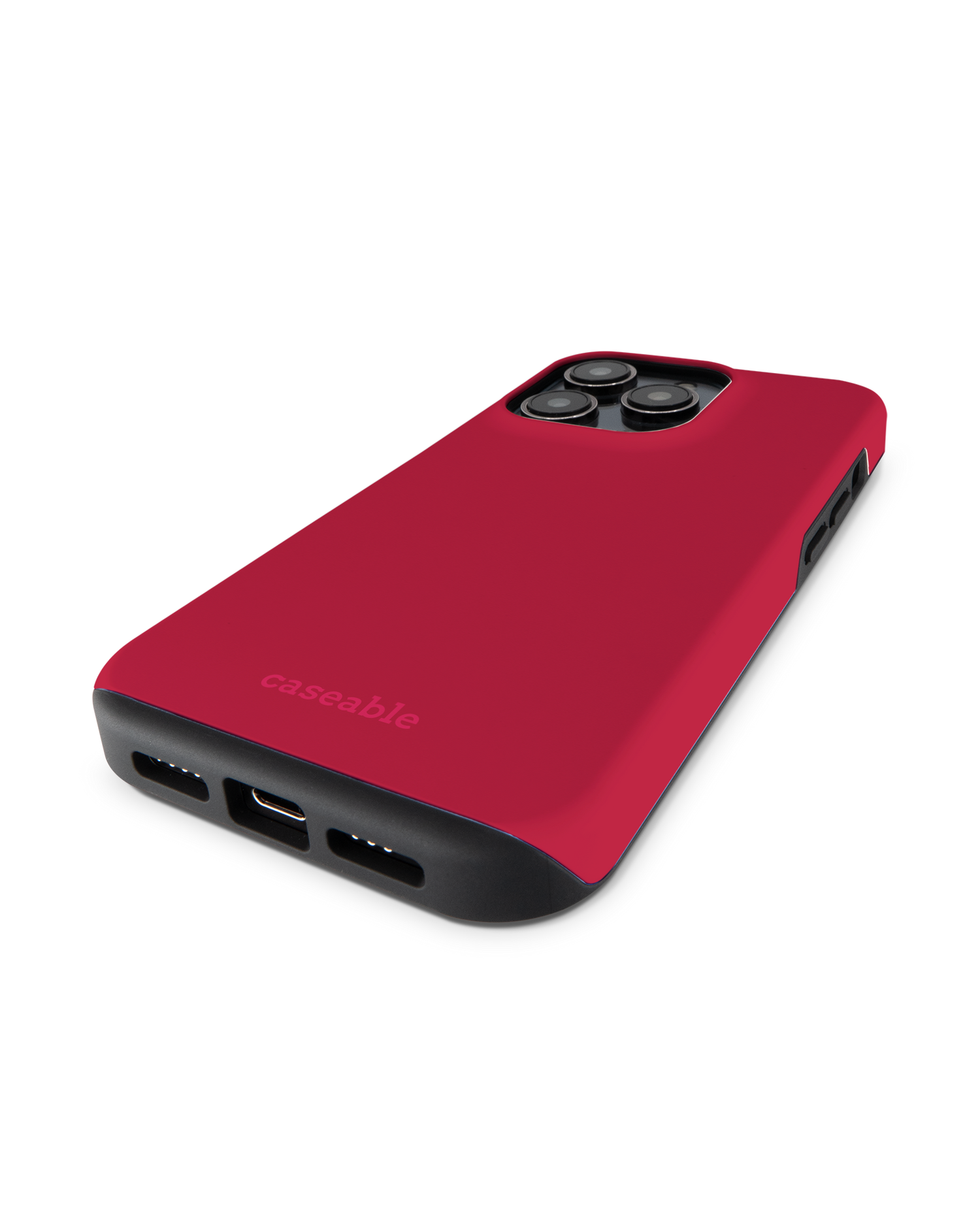 RED Premium Phone Case for Apple iPhone 14 Pro: Lying