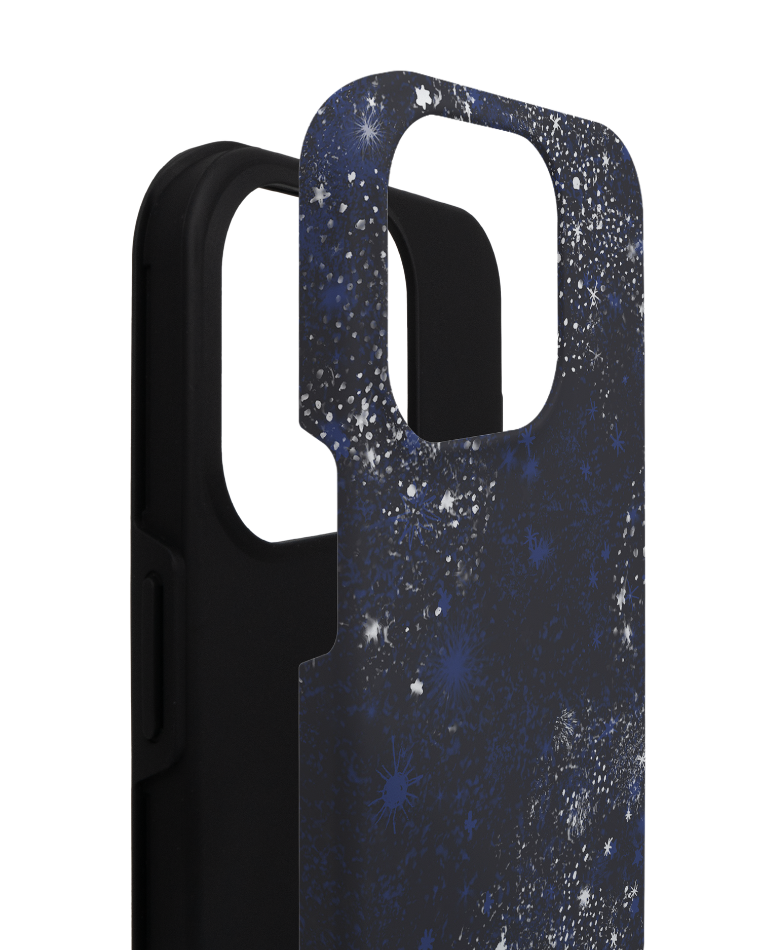 Starry Night Sky Premium Phone Case for Apple iPhone 14 Pro consisting of 2 parts