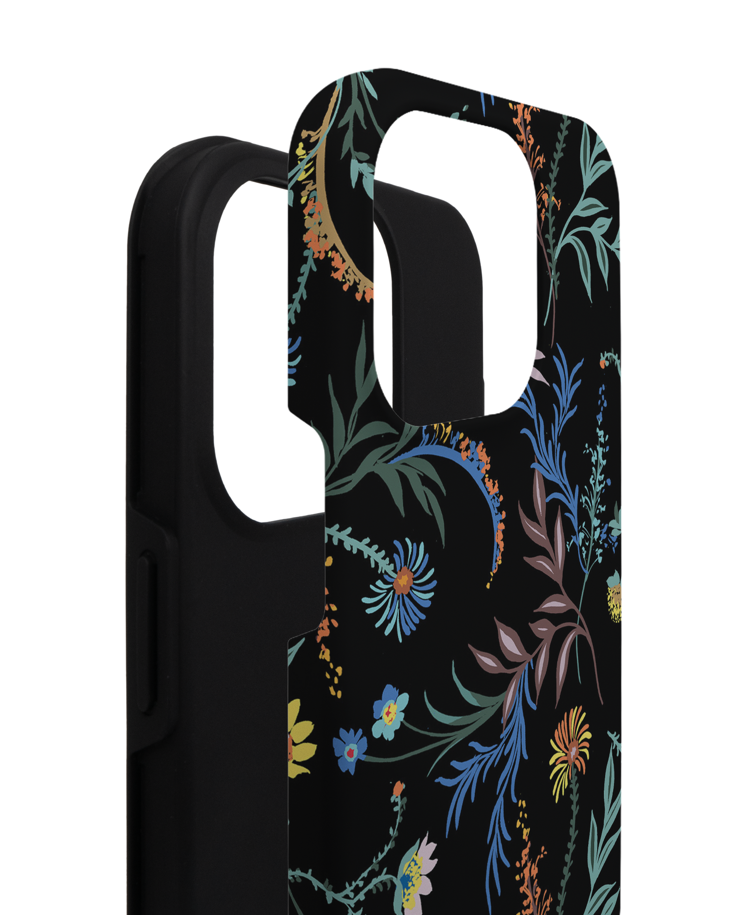 Woodland Spring Floral Premium Phone Case for Apple iPhone 14 Pro consisting of 2 parts