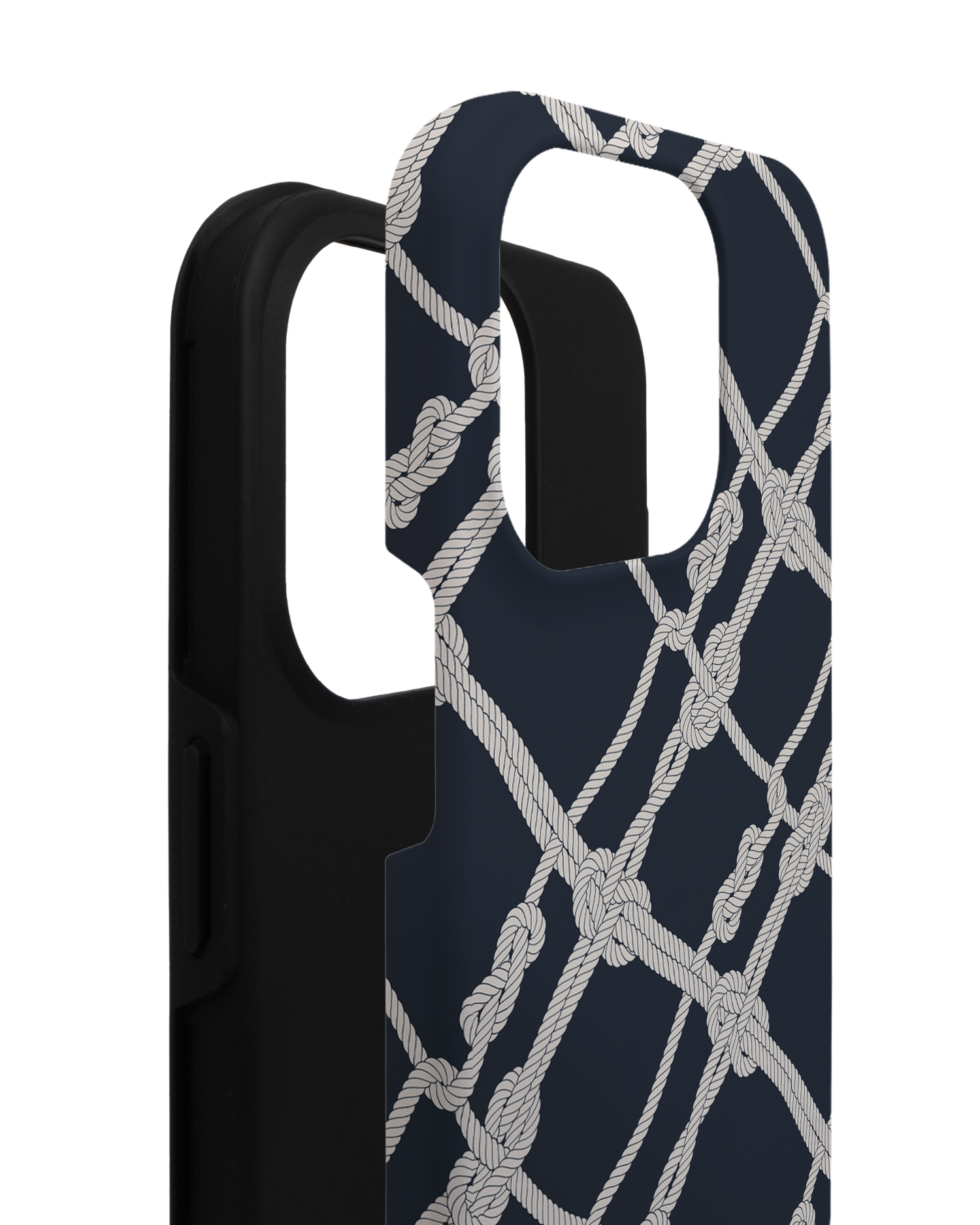 Nautical Knots Premium Phone Case for Apple iPhone 14 Pro consisting of 2 parts