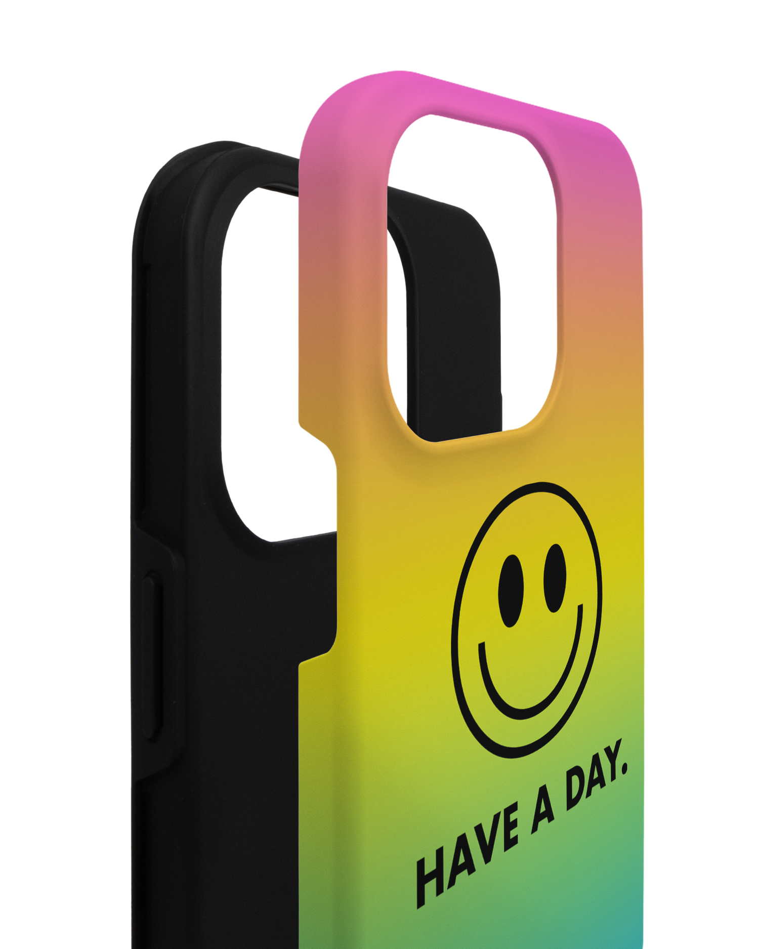 Have A Day Premium Phone Case for Apple iPhone 14 Pro consisting of 2 parts