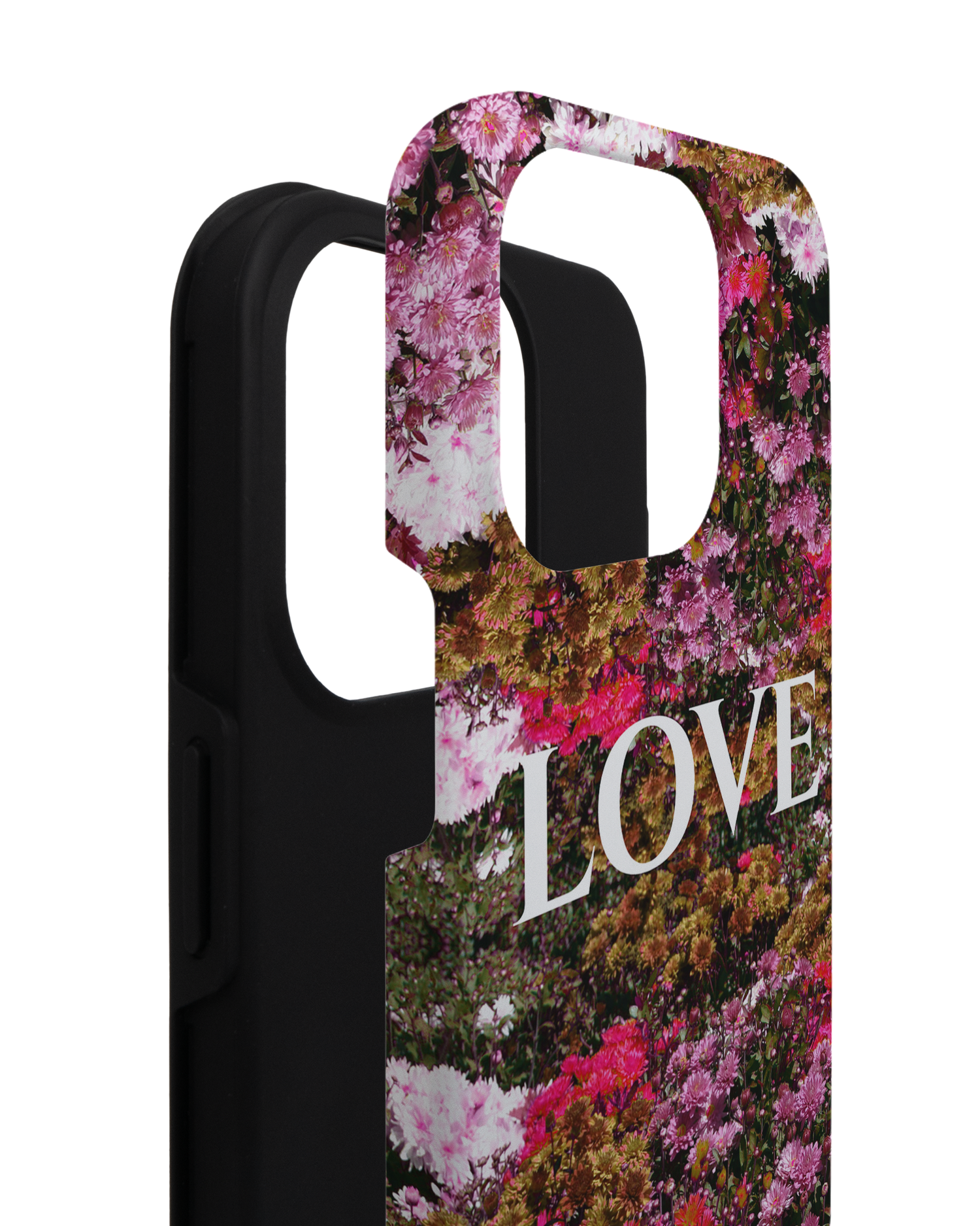 Luxe Love Premium Phone Case for Apple iPhone 14 Pro consisting of 2 parts