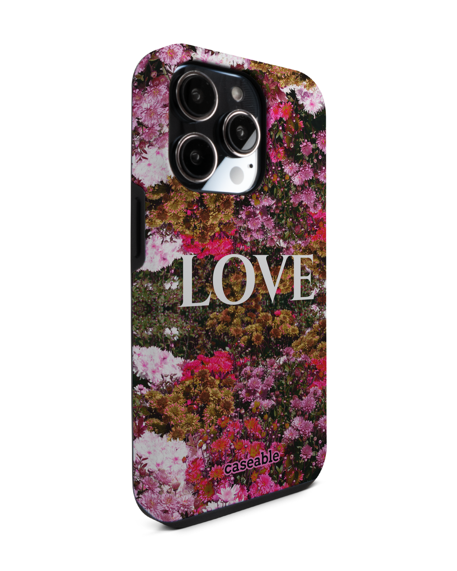 Luxe Love Premium Phone Case for Apple iPhone 14 Pro: View from the left side