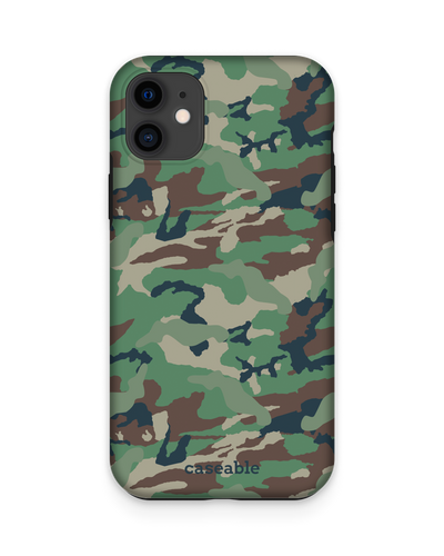 Green and Brown Camo Premium Phone Case Apple iPhone 11