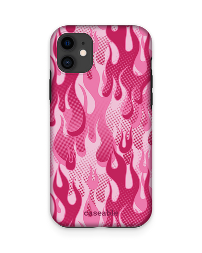 Pink Flames Premium Phone Case Apple iPhone 11