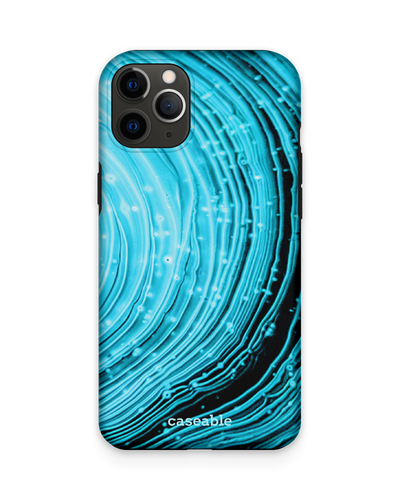 Turquoise Ripples Premium Phone Case Apple iPhone 11 Pro Max