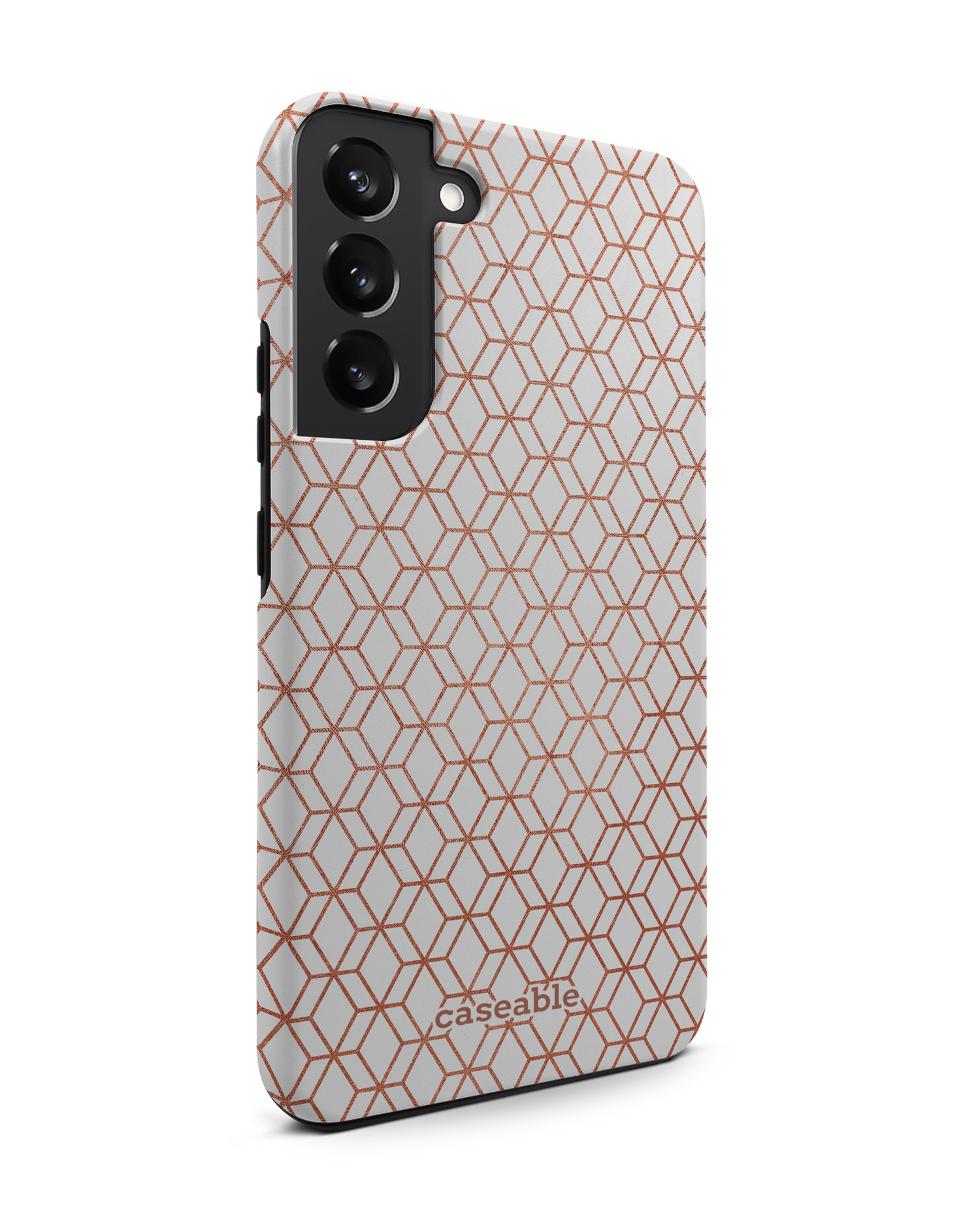 Morning Pattern Premium Phone Case Samsung Galaxy S22 Plus 5G: View from the left side