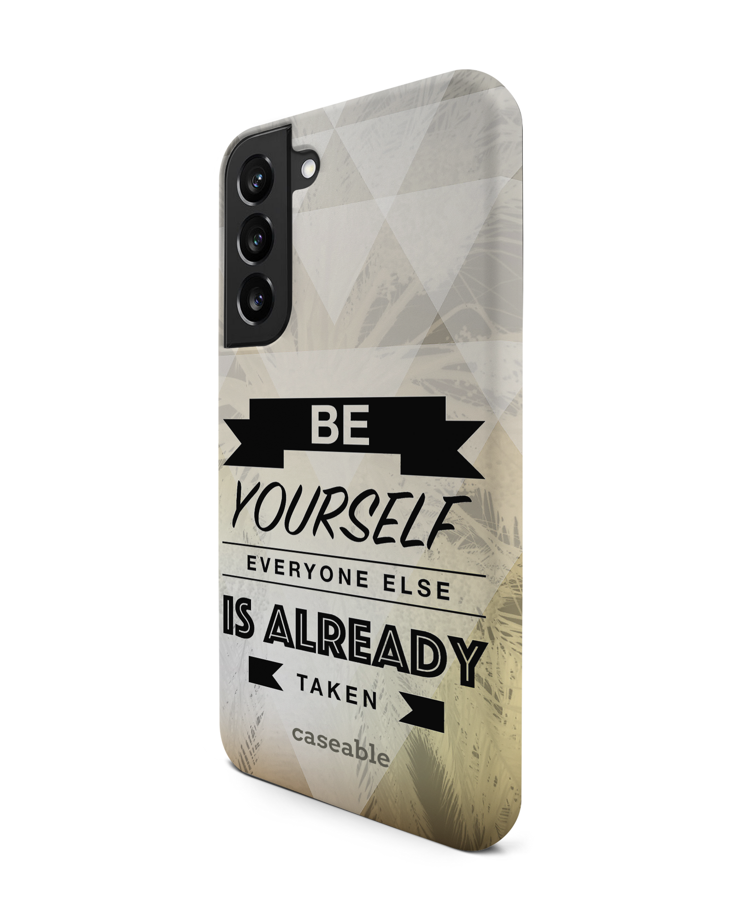 Be Yourself Premium Phone Case Samsung Galaxy S22 Plus 5G: View from the right side