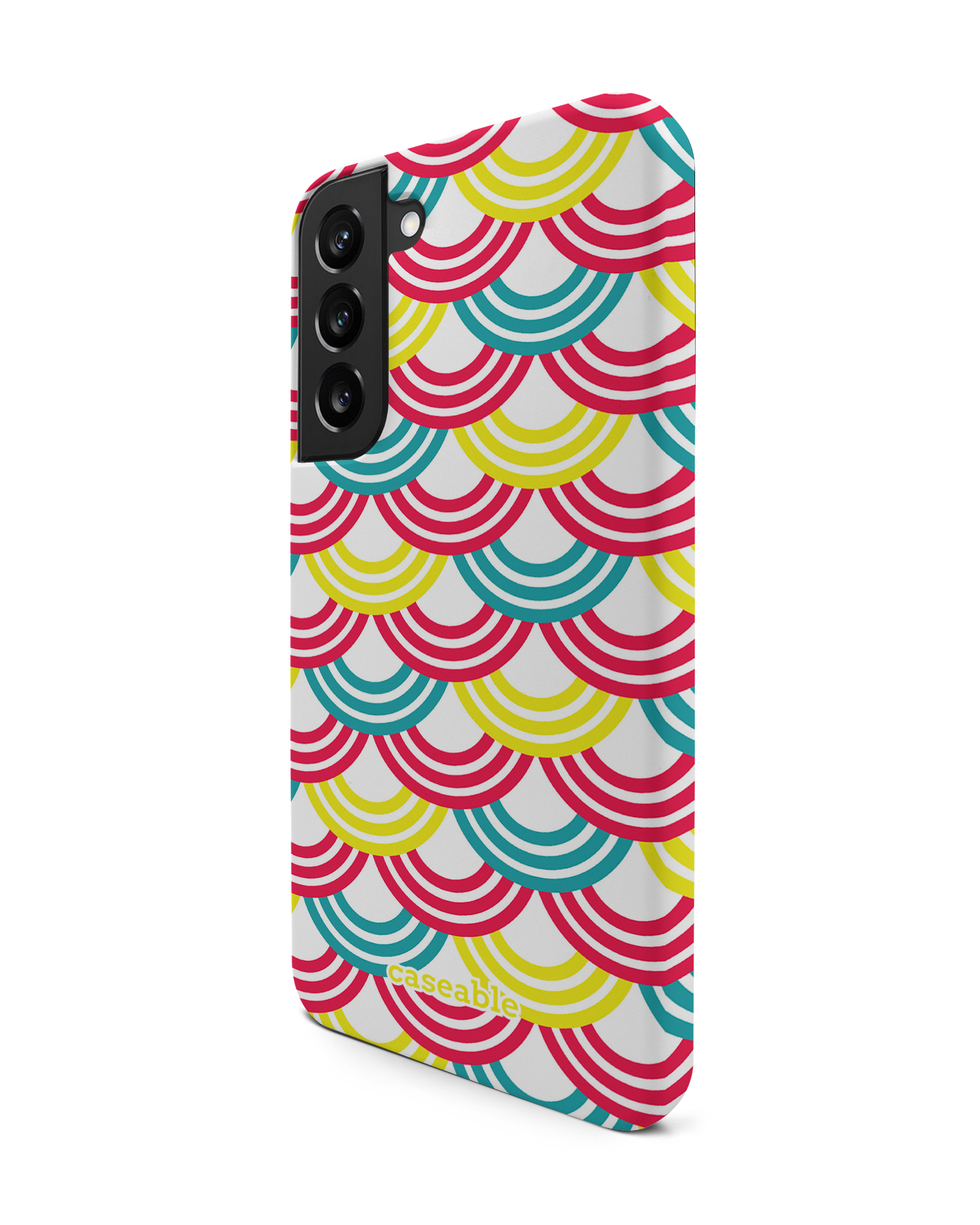 Rainbow Premium Phone Case Samsung Galaxy S22 Plus 5G: View from the right side