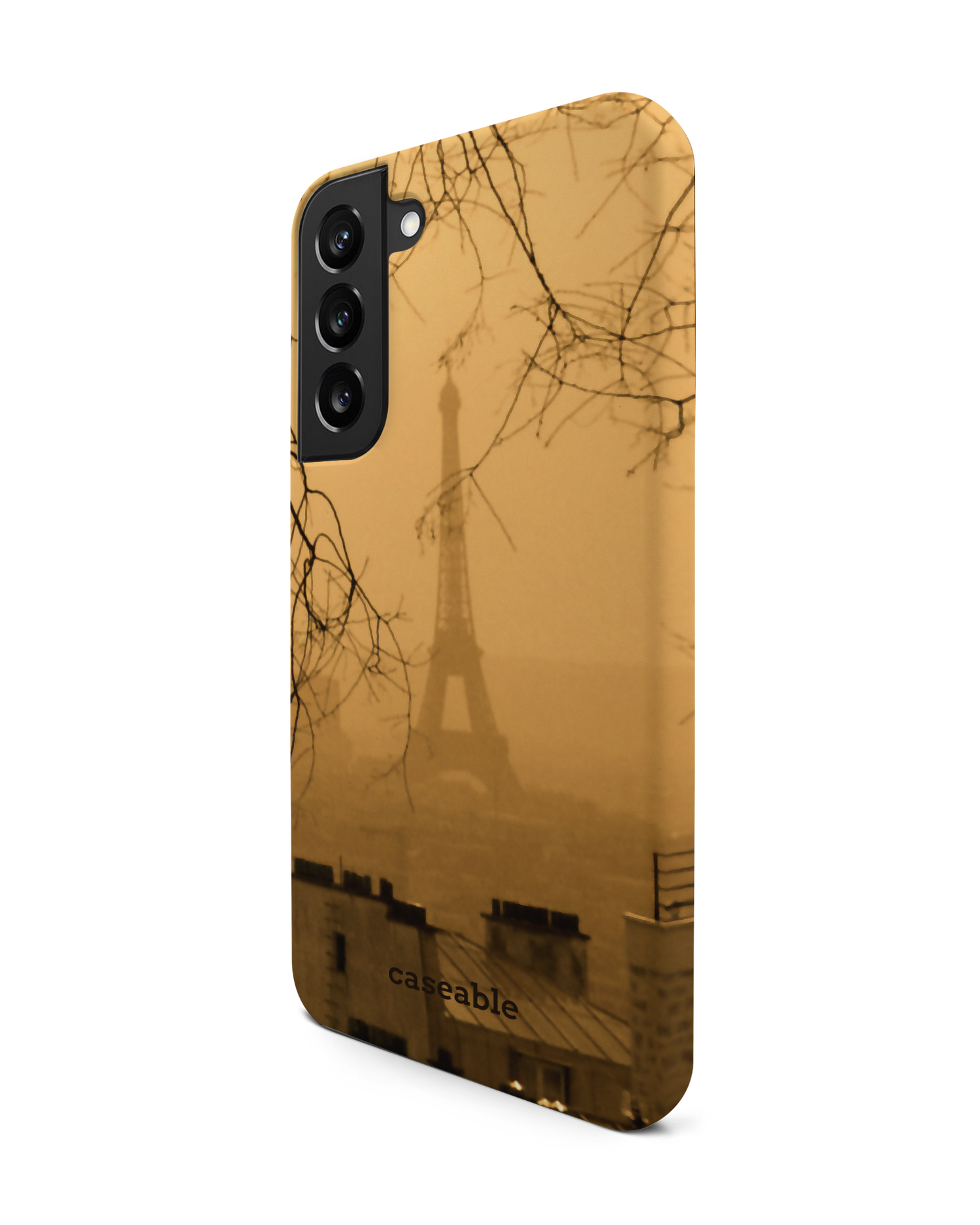 Paris Premium Phone Case Samsung Galaxy S22 Plus 5G: View from the right side