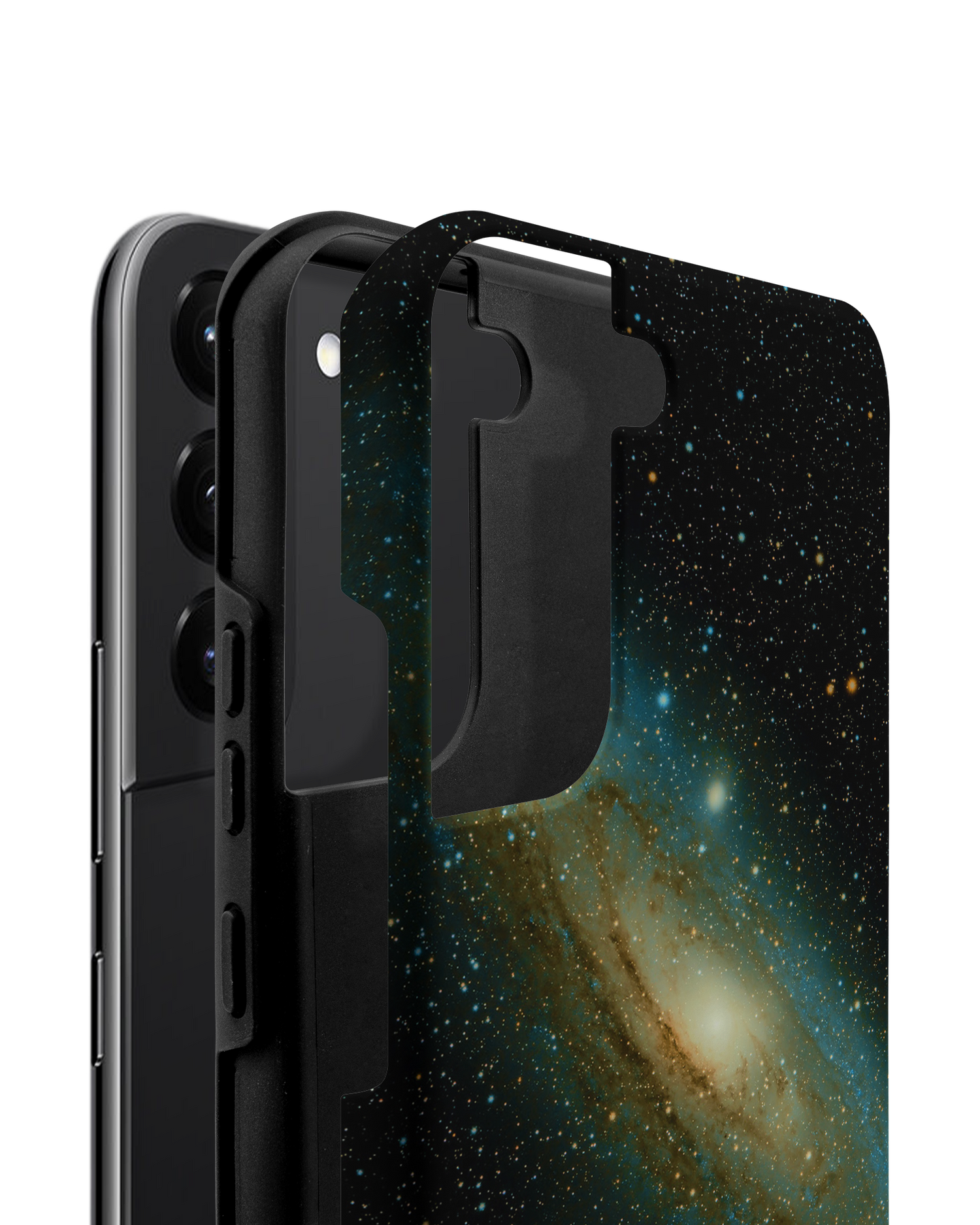 Outer Space Premium Phone Case Samsung Galaxy S22 Plus 5G consisting of 2 parts