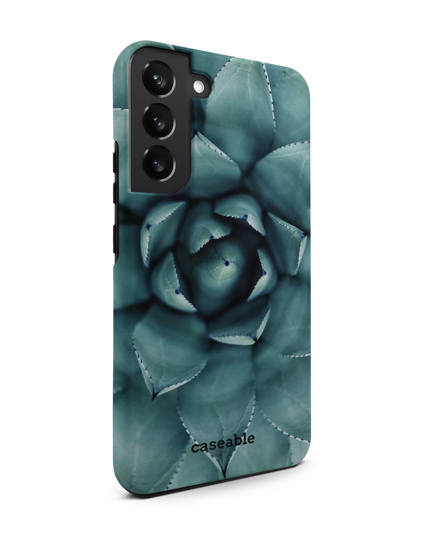 Beautiful Succulent Premium Phone Case Samsung Galaxy S22 Plus 5G: View from the left side