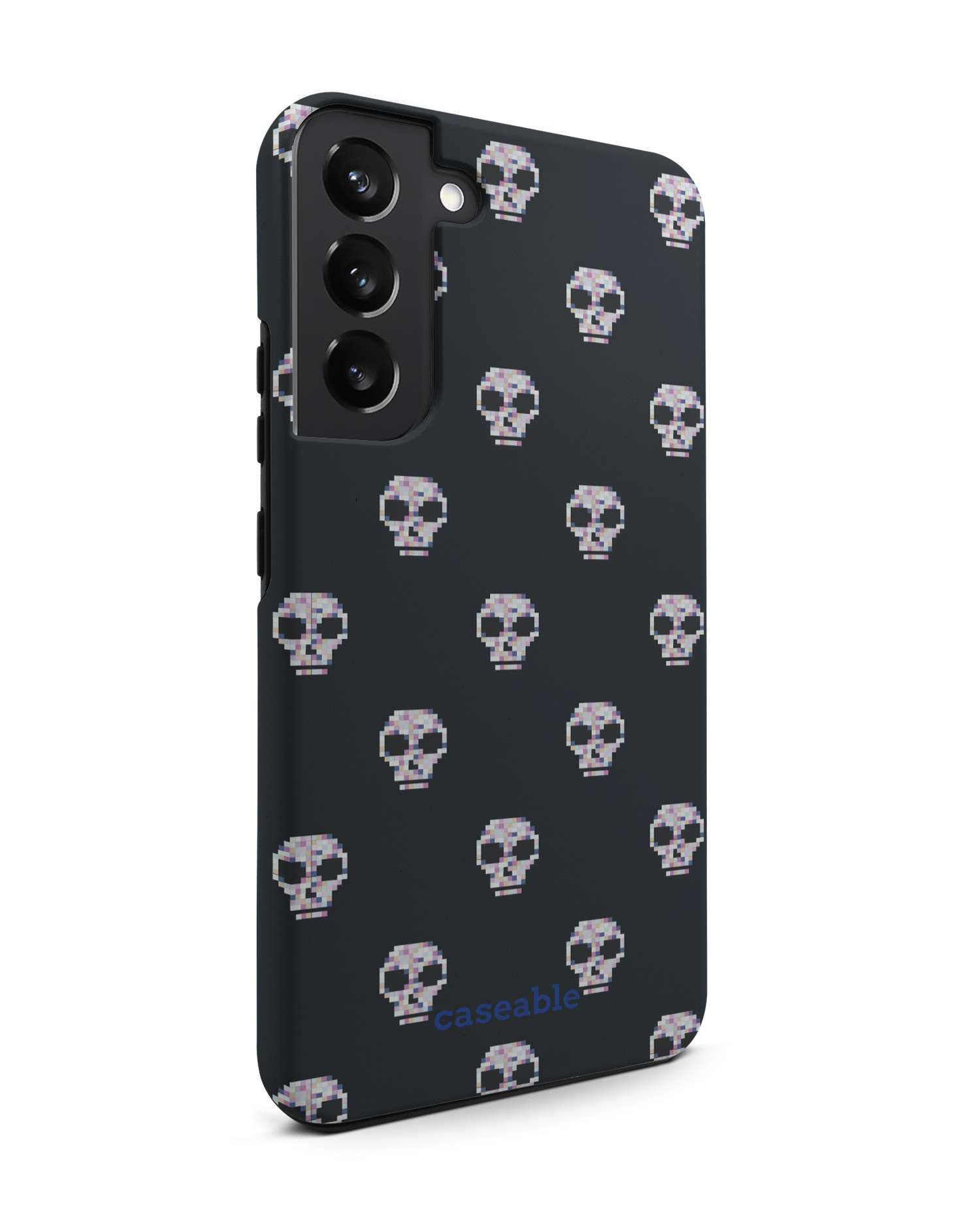 Digital Skulls Premium Phone Case Samsung Galaxy S22 Plus 5G: View from the left side