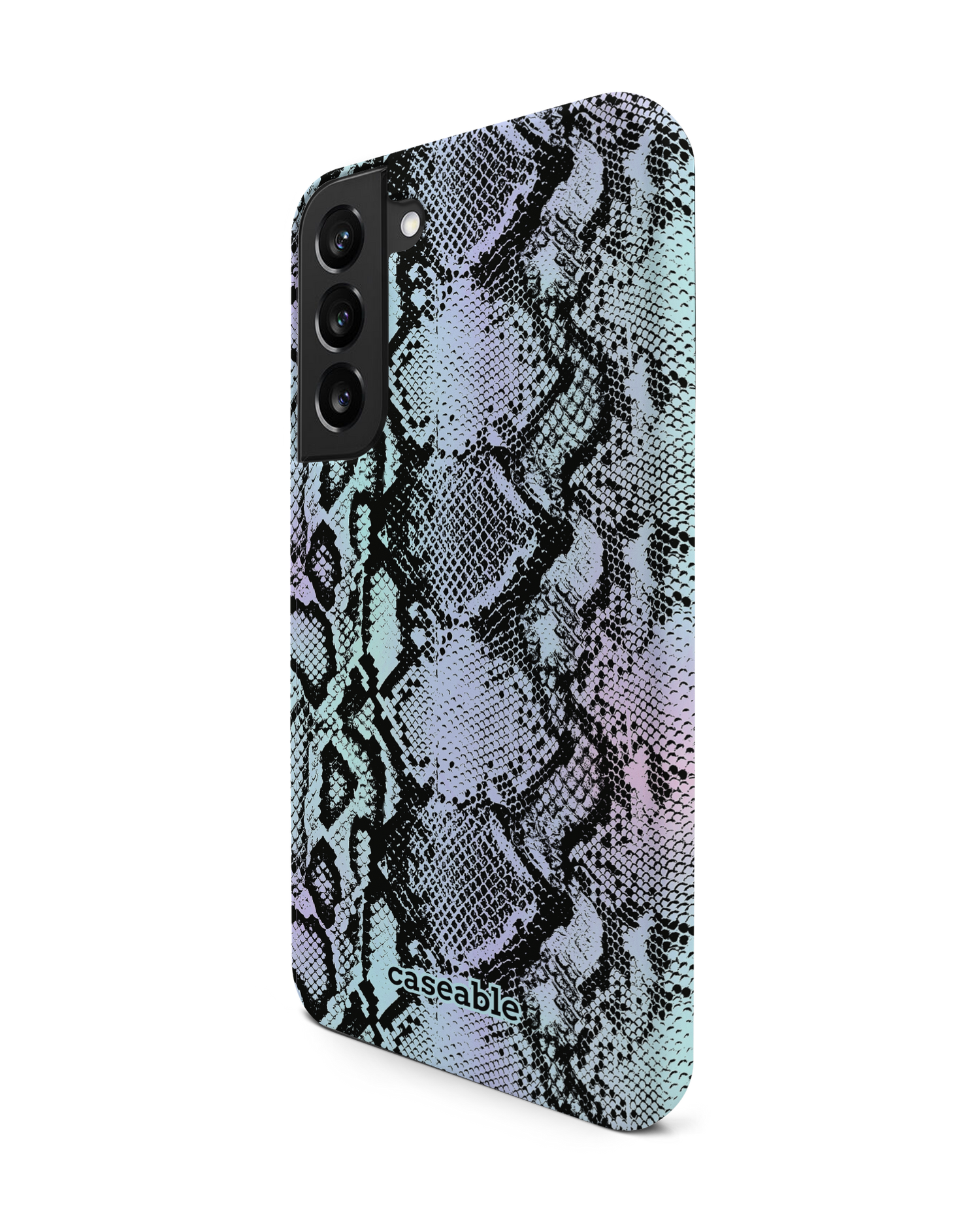 Groovy Snakeskin Premium Phone Case Samsung Galaxy S22 Plus 5G: View from the right side