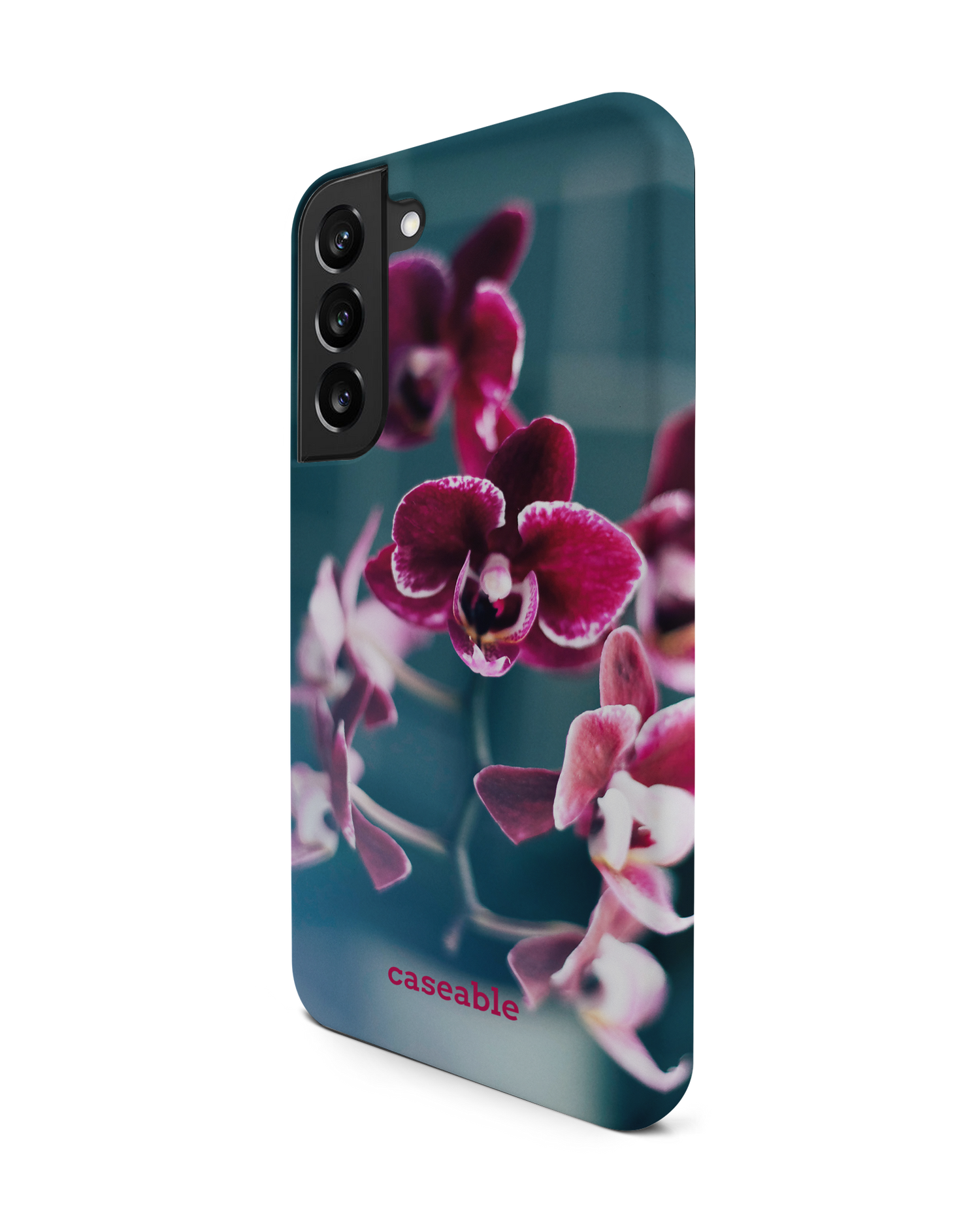 Orchid Premium Phone Case Samsung Galaxy S22 Plus 5G: View from the right side