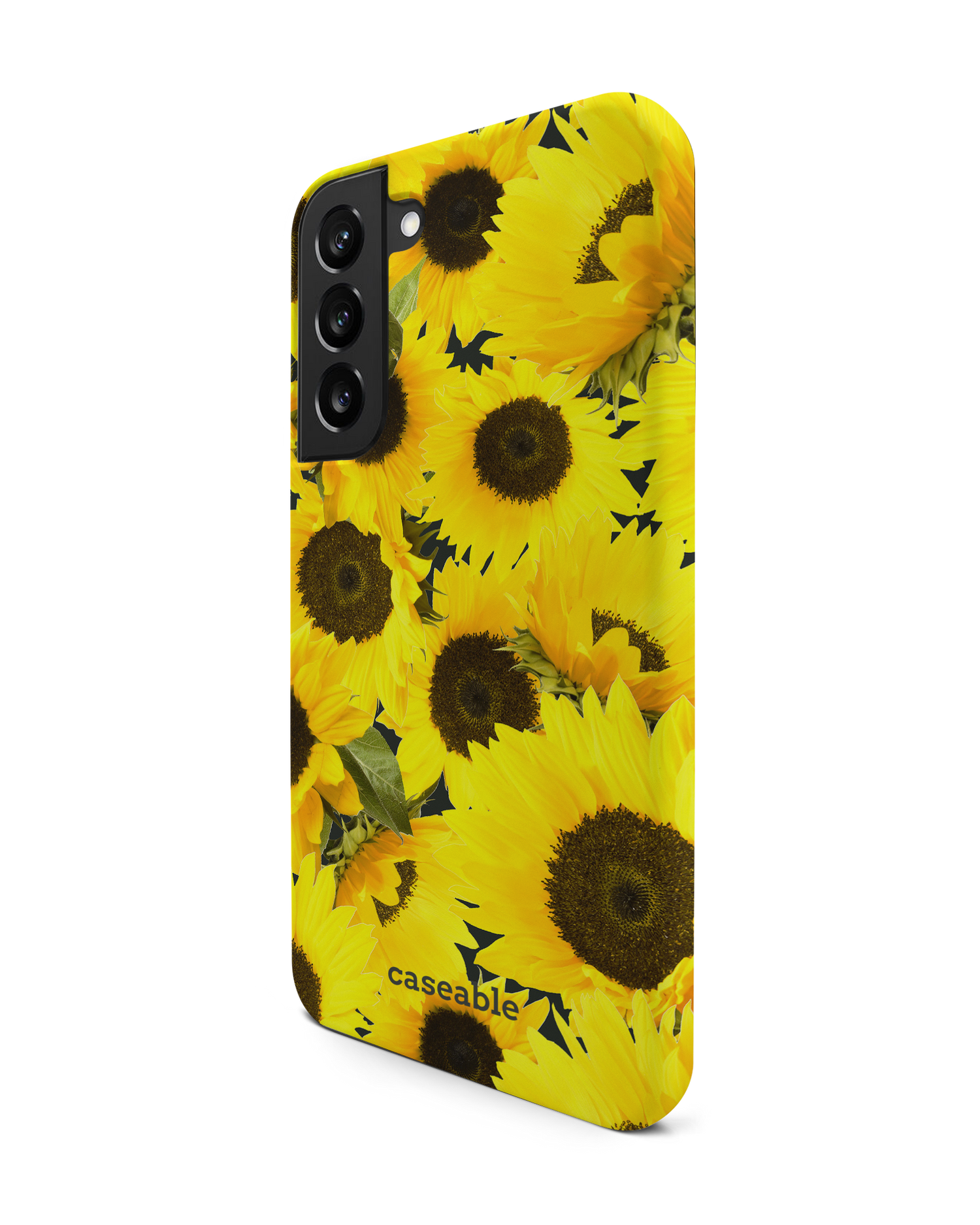 Sunflowers Premium Phone Case Samsung Galaxy S22 Plus 5G: View from the right side