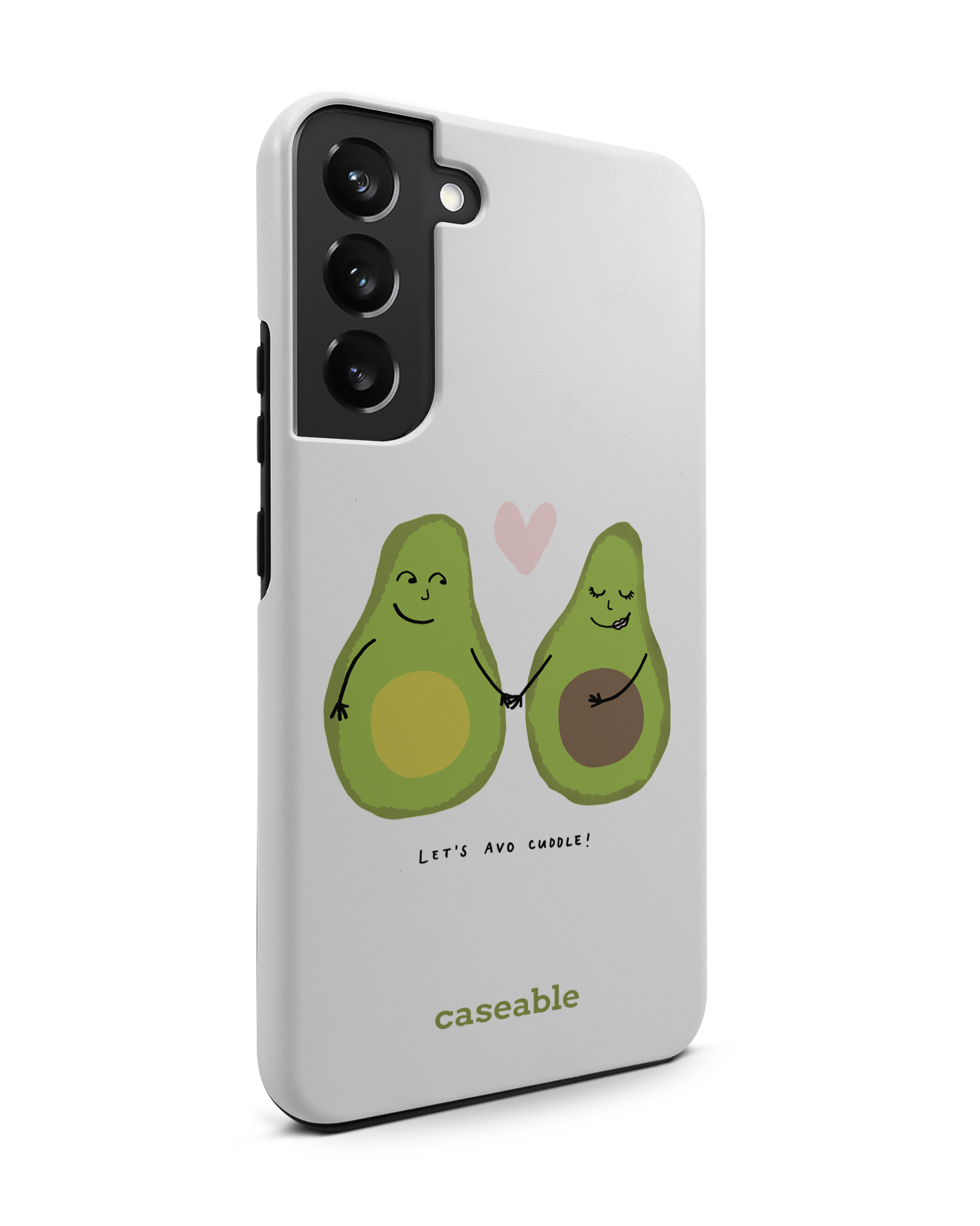 Avocado Premium Phone Case Samsung Galaxy S22 Plus 5G: View from the left side