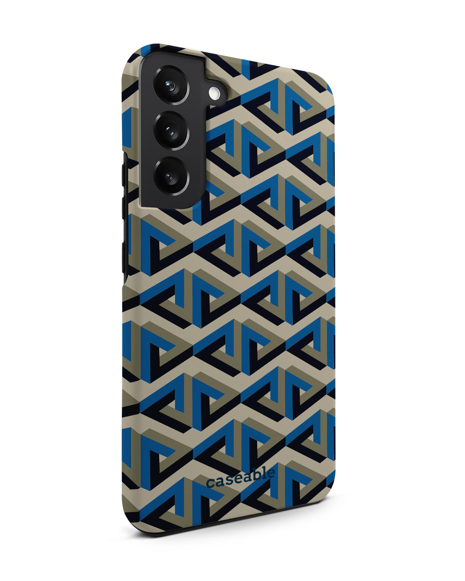 Penrose Pattern Premium Phone Case Samsung Galaxy S22 Plus 5G: View from the left side