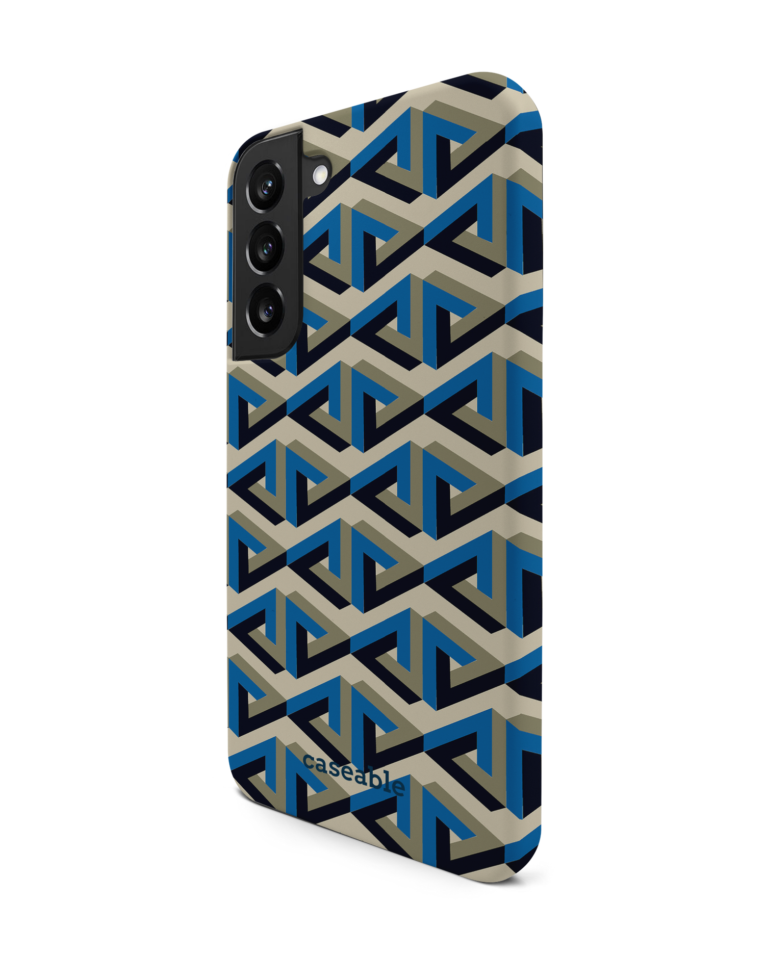 Penrose Pattern Premium Phone Case Samsung Galaxy S22 Plus 5G: View from the right side