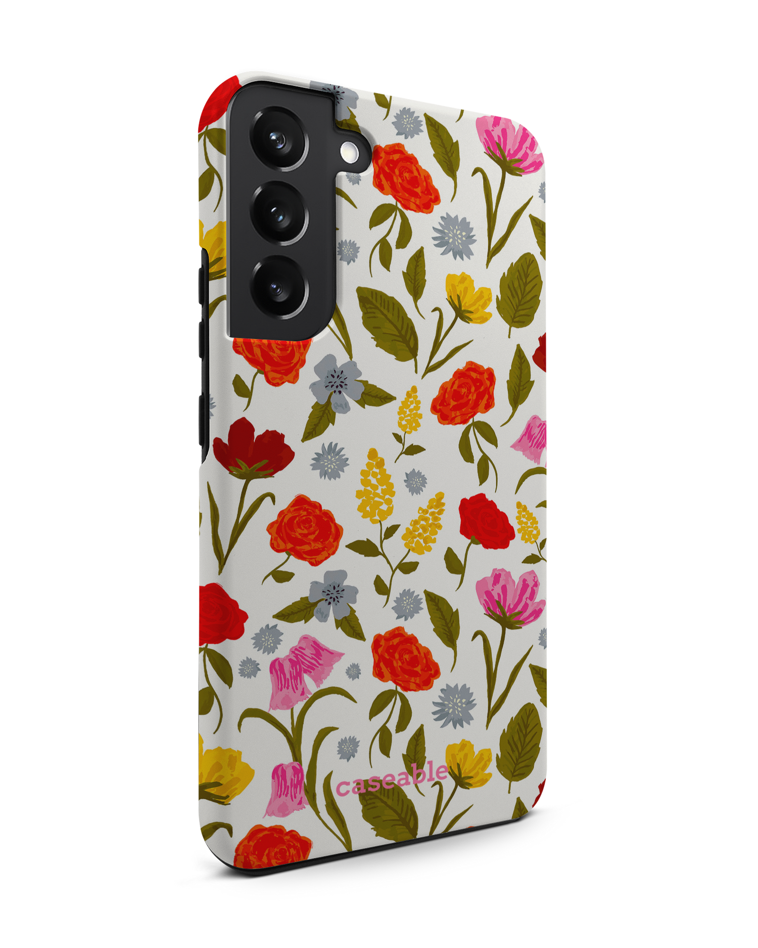 Botanical Beauties Premium Phone Case Samsung Galaxy S22 Plus 5G: View from the left side