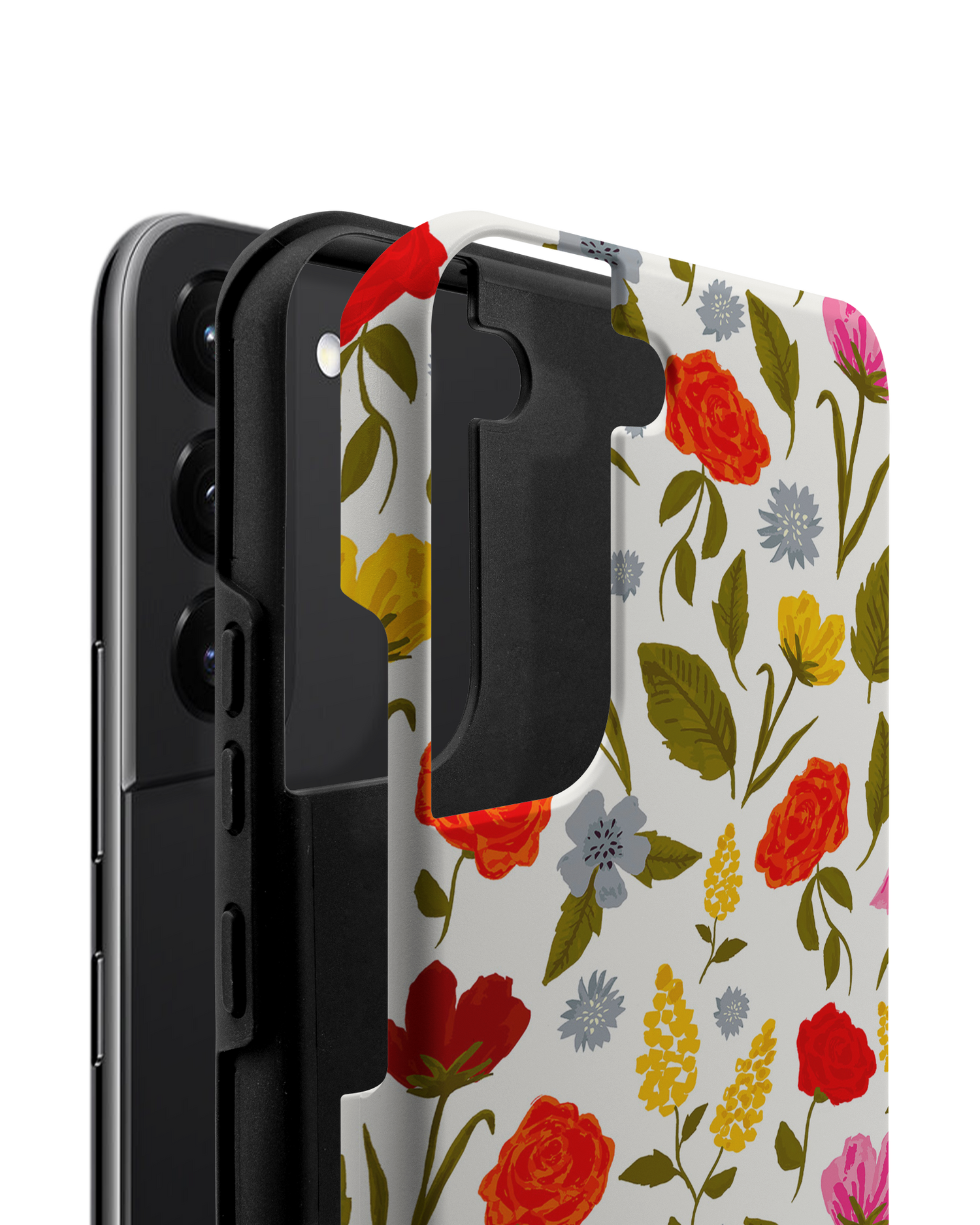 Botanical Beauties Premium Phone Case Samsung Galaxy S22 Plus 5G consisting of 2 parts