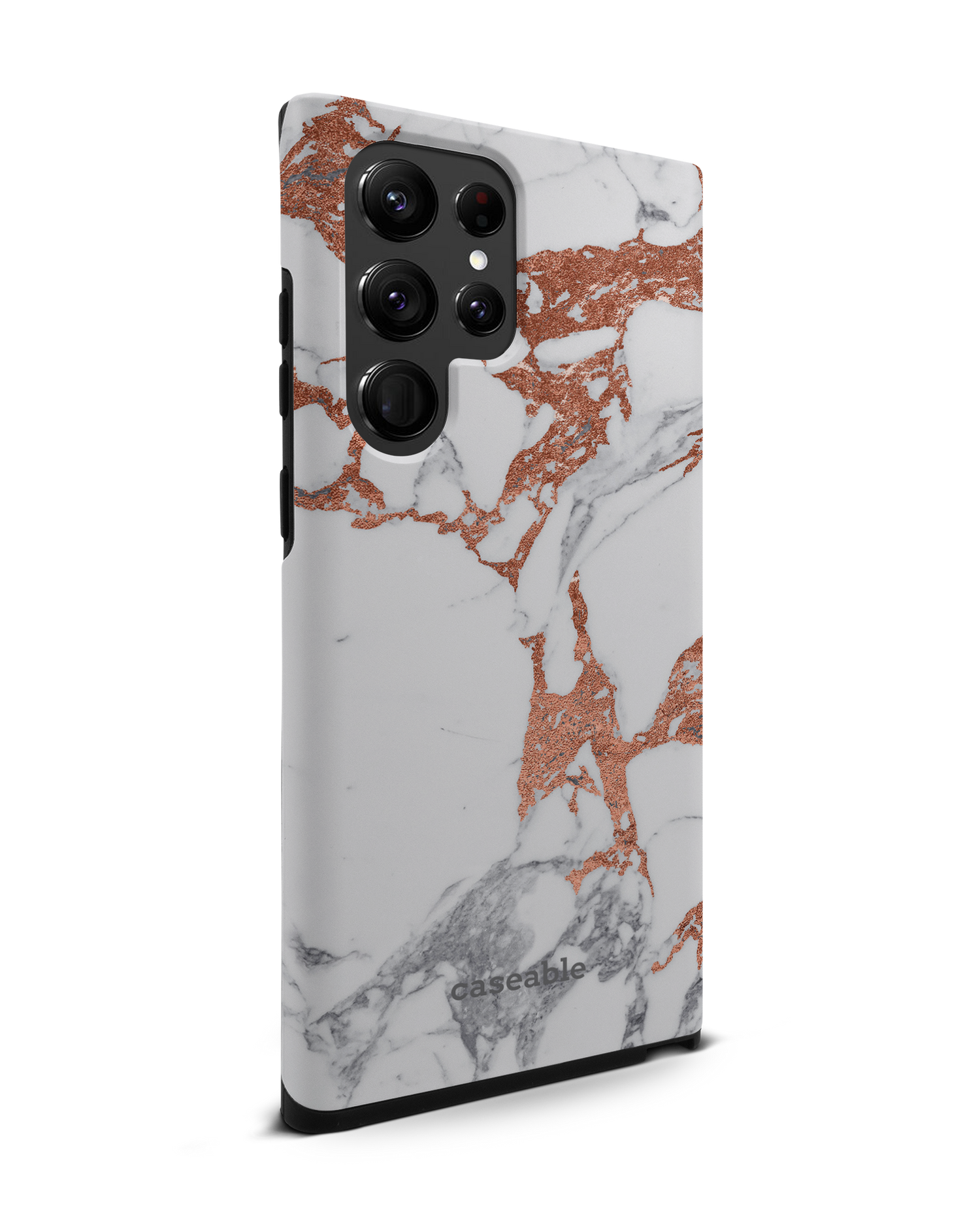 Marble Mix Premium Phone Case Samsung Galaxy S22 Ultra 5G: View from the left side