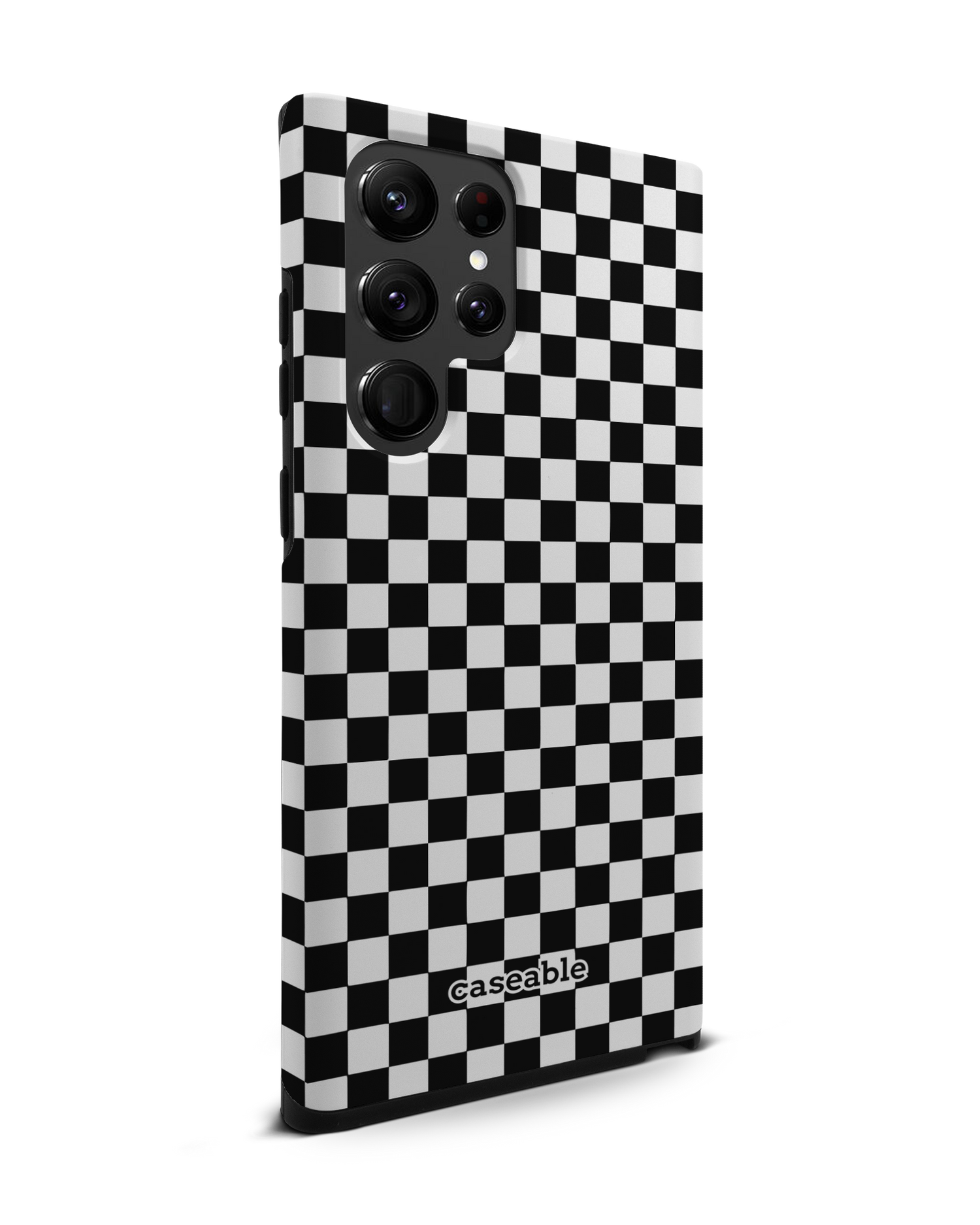 Squares Premium Phone Case Samsung Galaxy S22 Ultra 5G: View from the left side