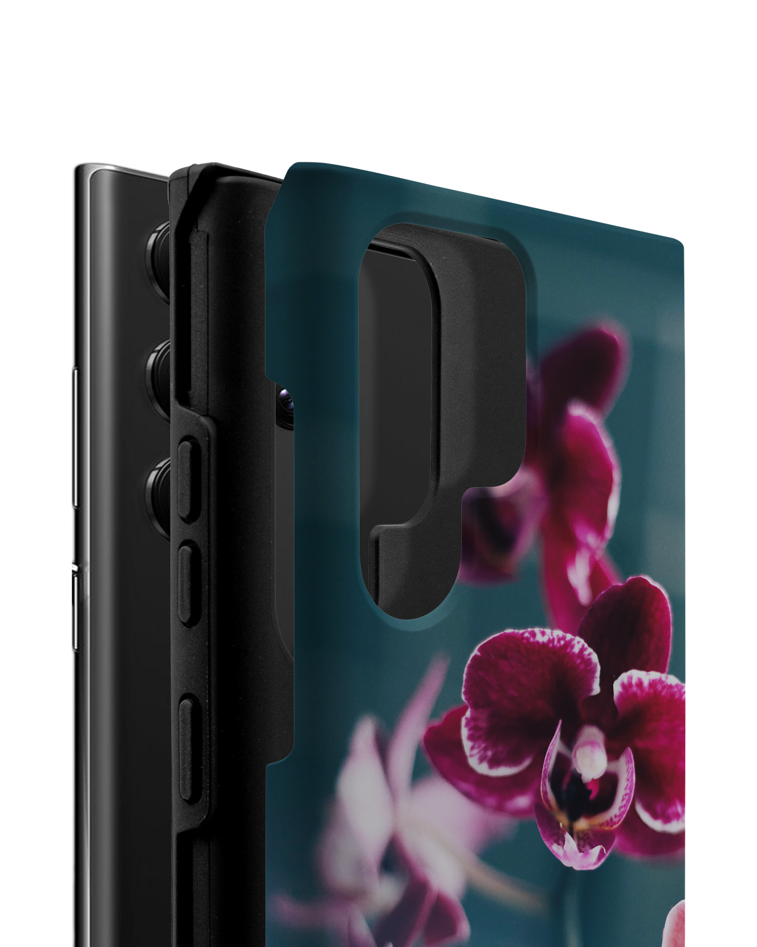 Orchid Premium Phone Case Samsung Galaxy S22 Ultra 5G consisting of 2 parts