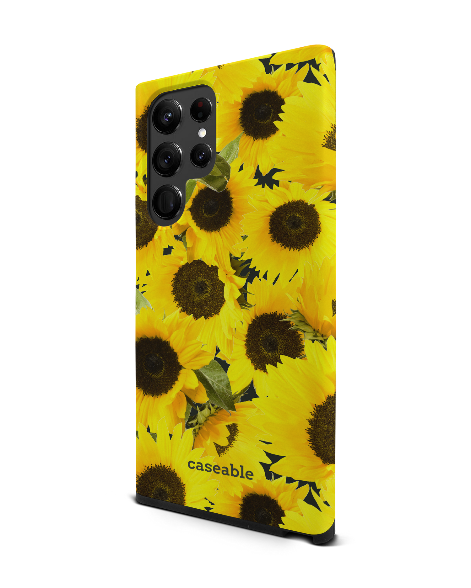 Sunflowers Premium Phone Case Samsung Galaxy S22 Ultra 5G: View from the right side