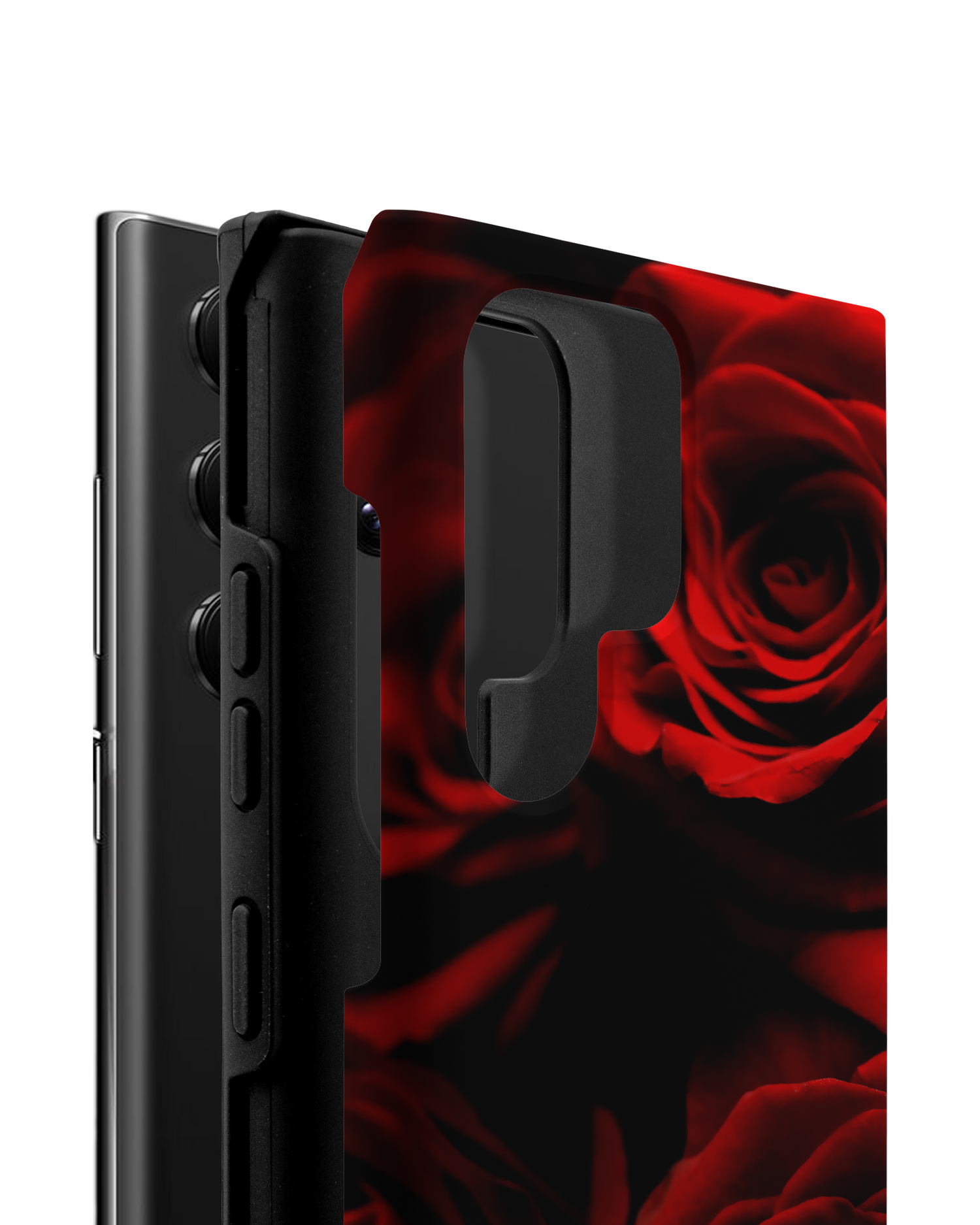 Red Roses Premium Phone Case Samsung Galaxy S22 Ultra 5G consisting of 2 parts