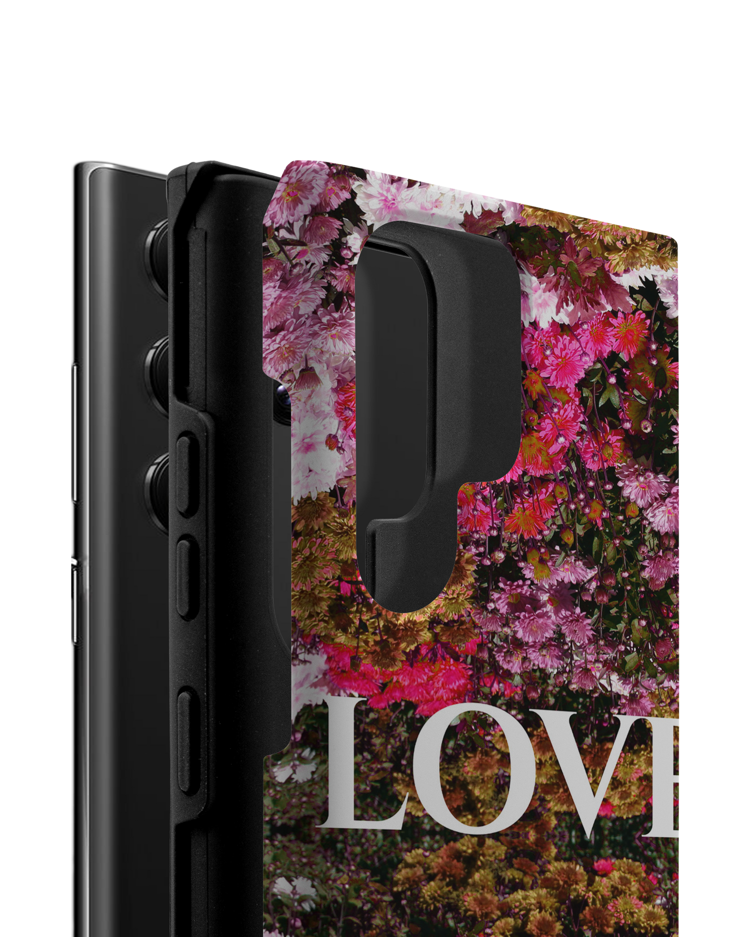 Luxe Love Premium Phone Case Samsung Galaxy S22 Ultra 5G consisting of 2 parts