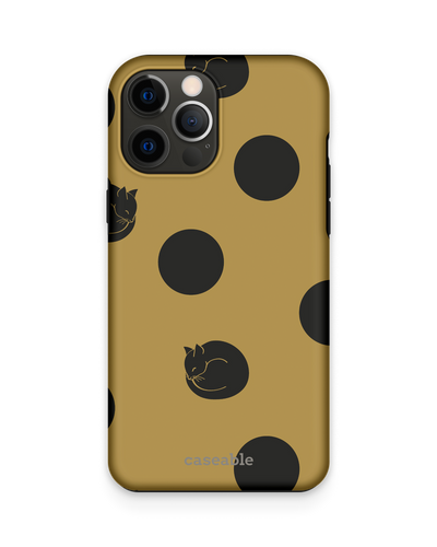 Polka Cats Premium Phone Case Apple iPhone 12 Pro Max