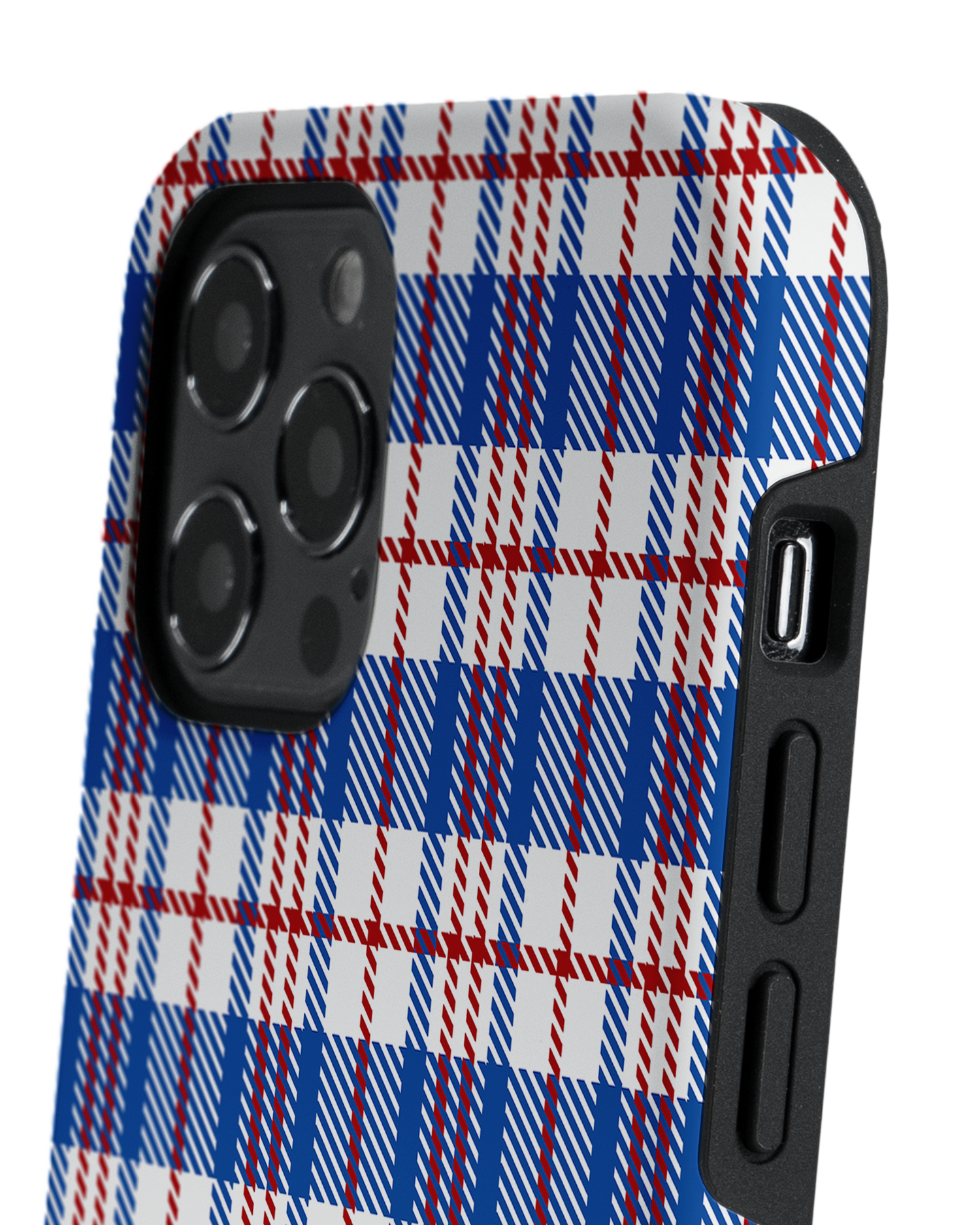 Plaid Market Bag Premium Phone Case Apple iPhone 12 Pro Max: Detail Shot 2