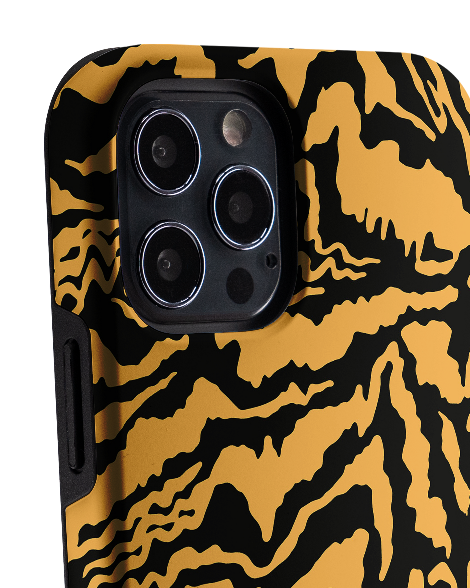 Warped Tiger Stripes Premium Phone Case Apple iPhone 12 Pro Max: Detail Shot 1