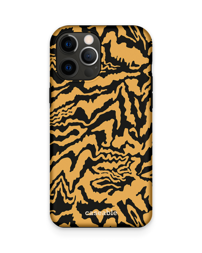 Warped Tiger Stripes Premium Phone Case Apple iPhone 12 Pro Max