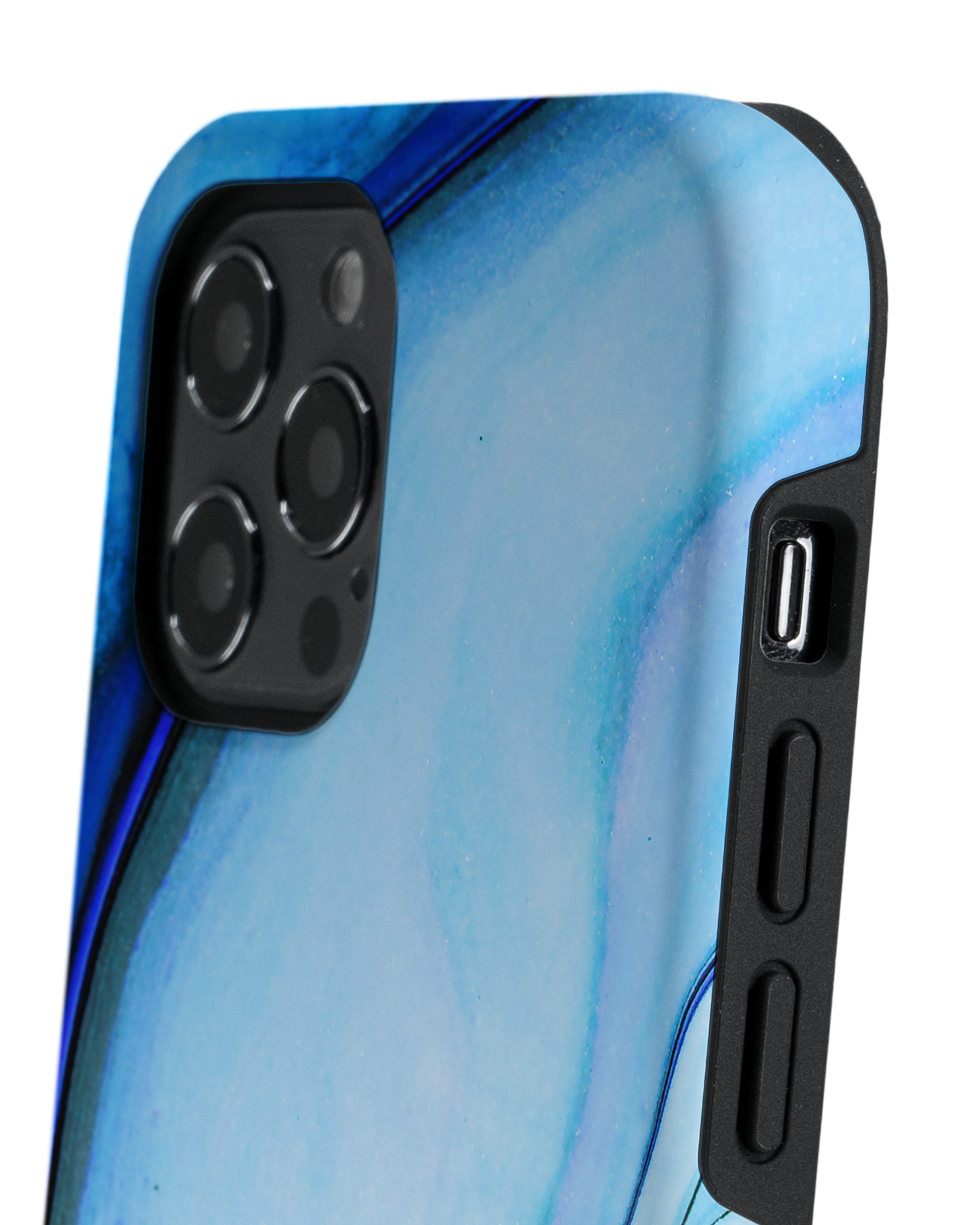 Cool Blues Premium Phone Case Apple iPhone 12 Pro Max: Detail Shot 2