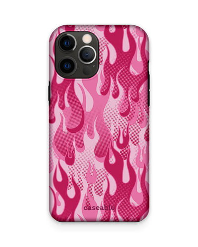 Pink Flames Premium Phone Case Apple iPhone 12 Pro Max