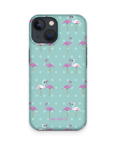 Two Flamingos Premium Phone Case Apple iPhone 13 mini
