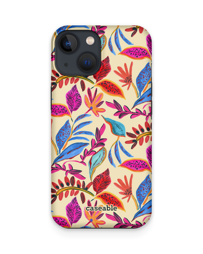 Painterly Spring Leaves Premium Phone Case Apple iPhone 13 mini